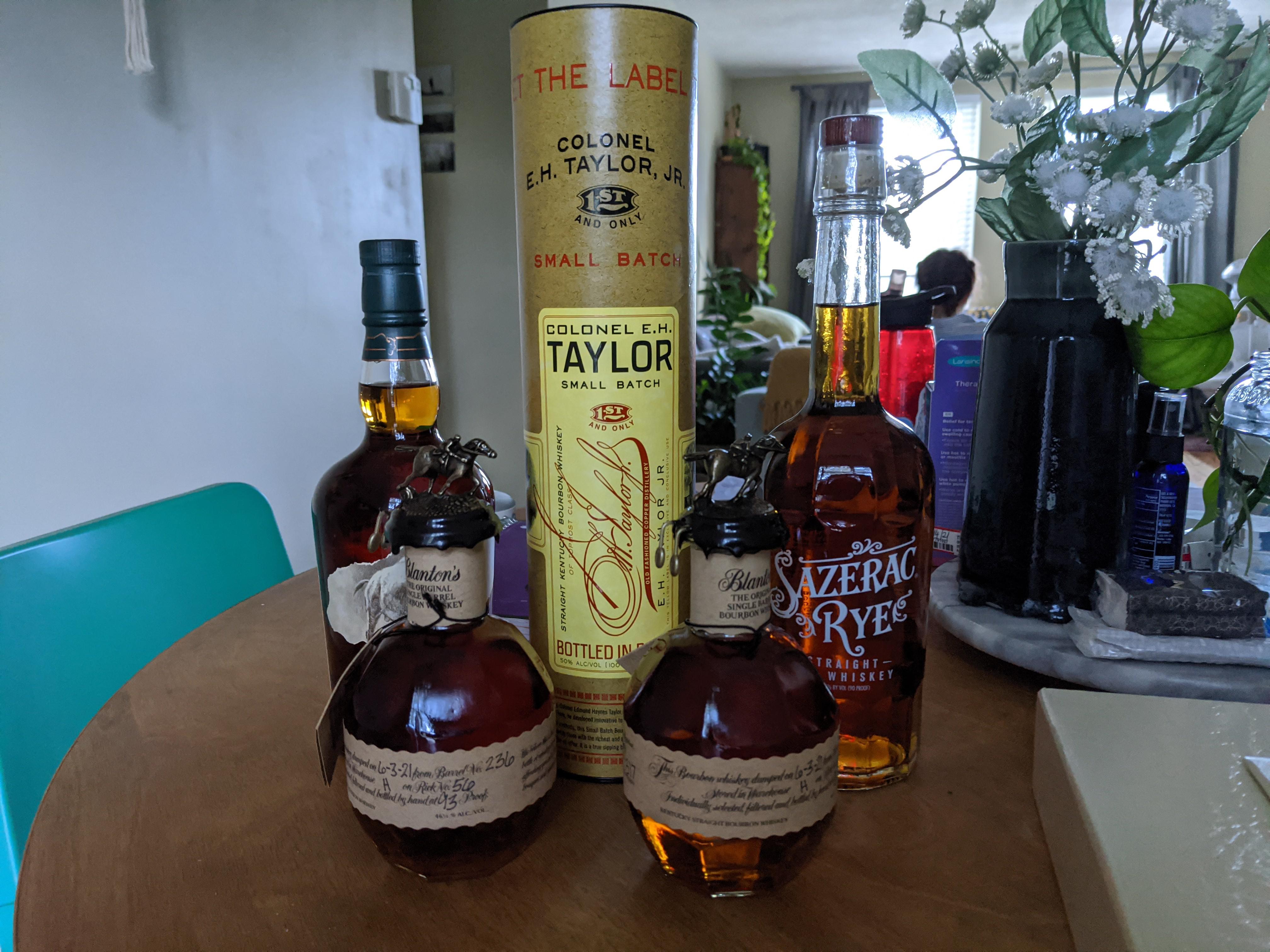 Today's haul. Thank goodness for the Virginia ABC stores that have to sell everything at MSRP