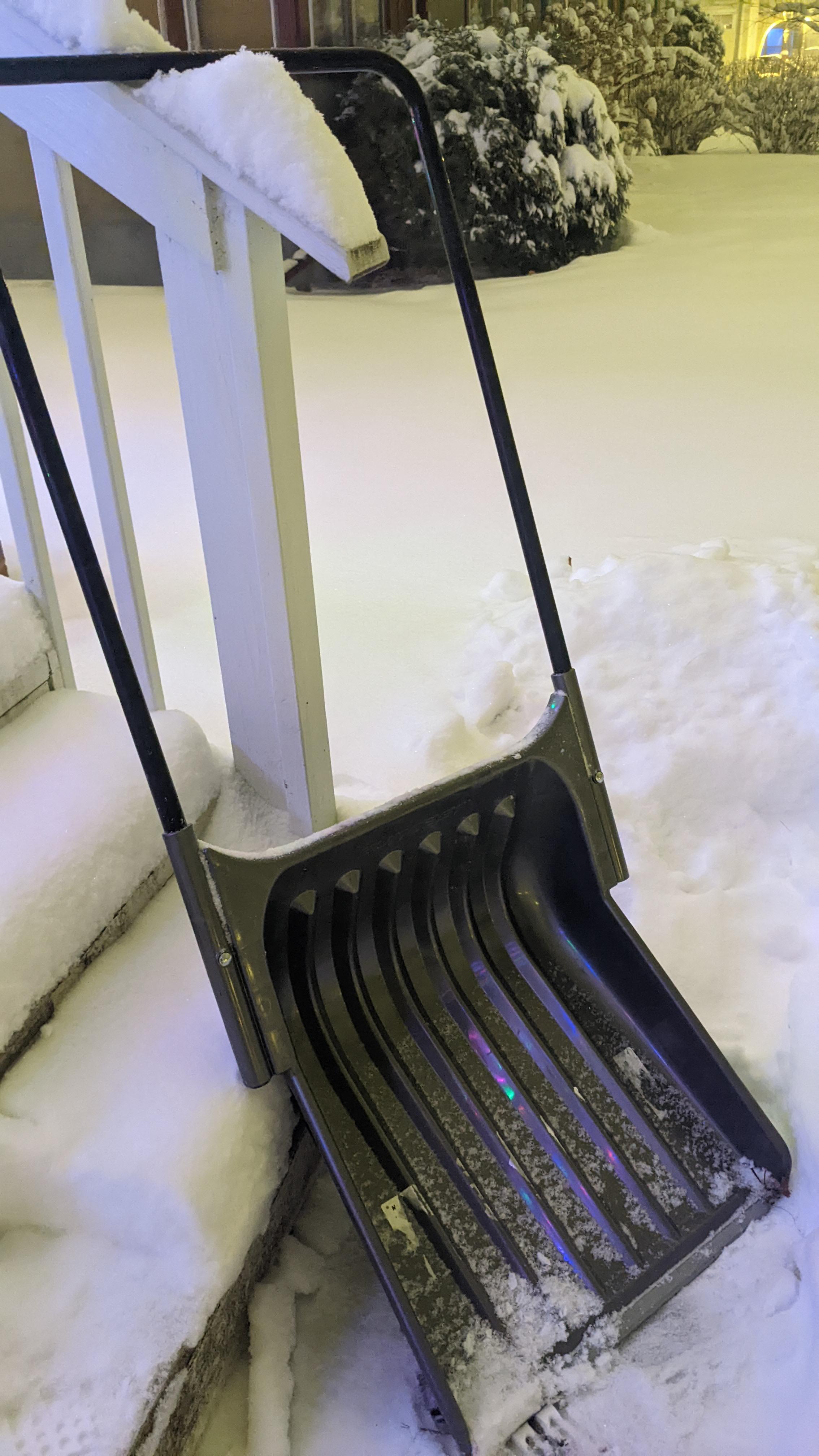 In praise of the mighty snow scoop thing! My human powered snow removal