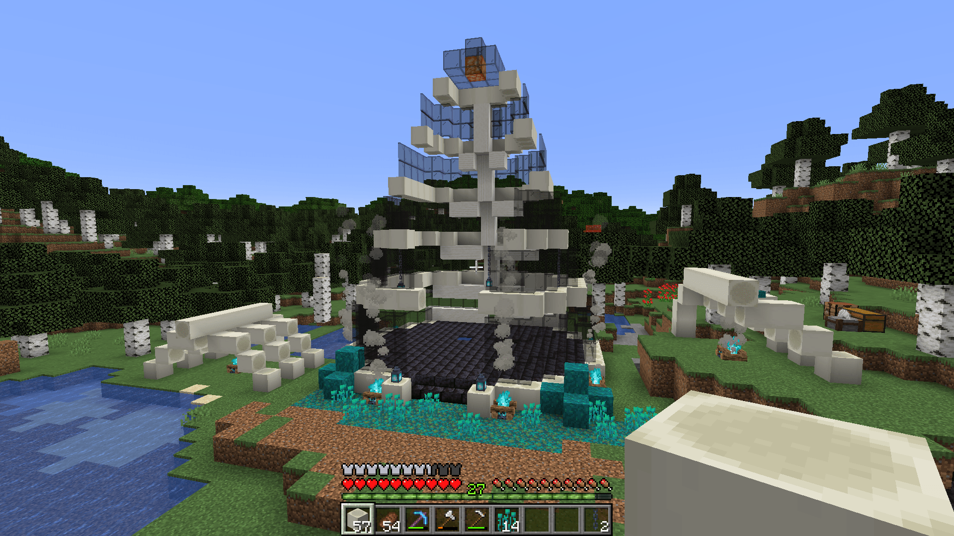 Rib cage and spine tower for my Skeleton farm r/wattles