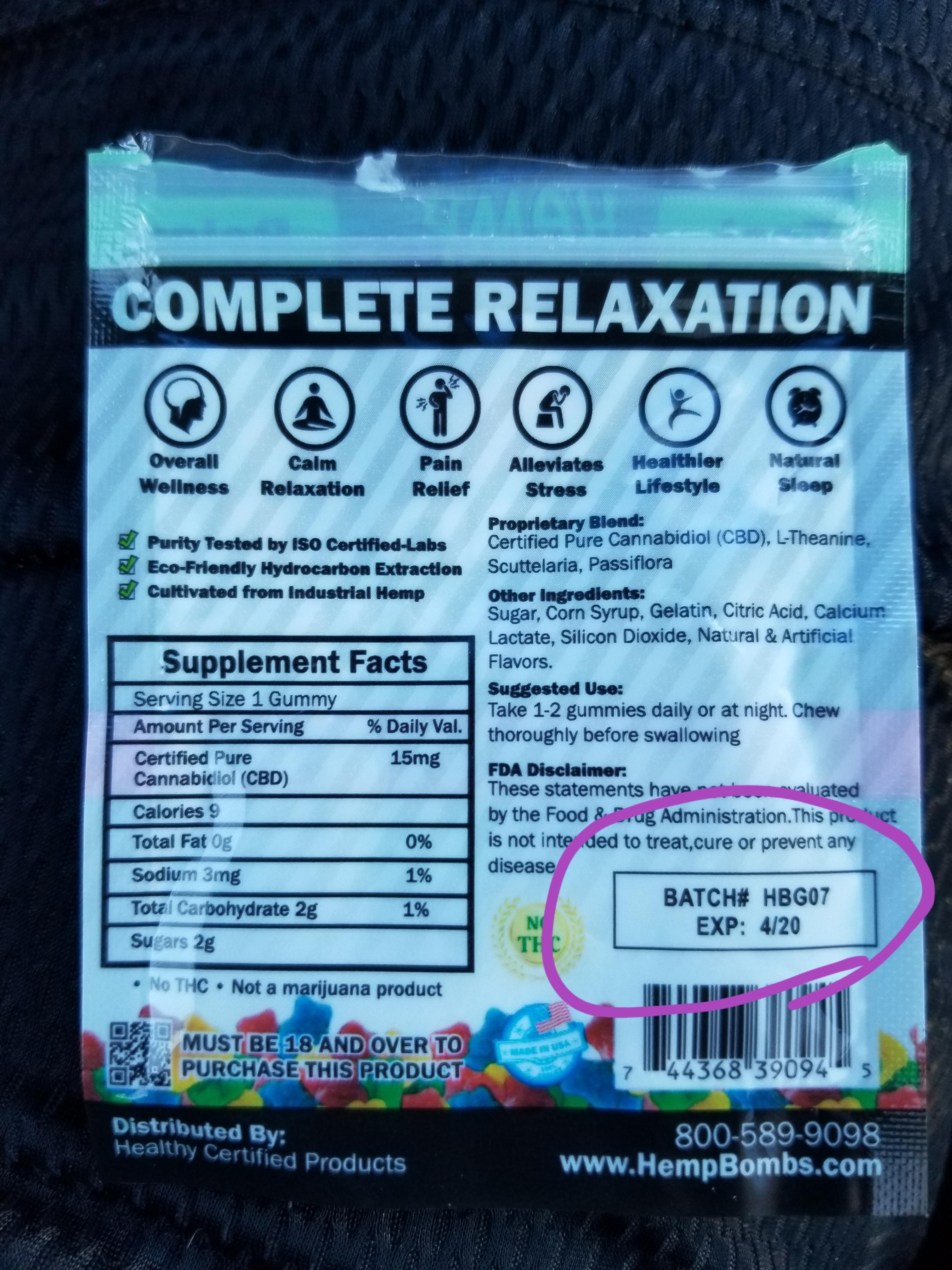 The expiration date on my cbd gummies r/mildlyinteresting