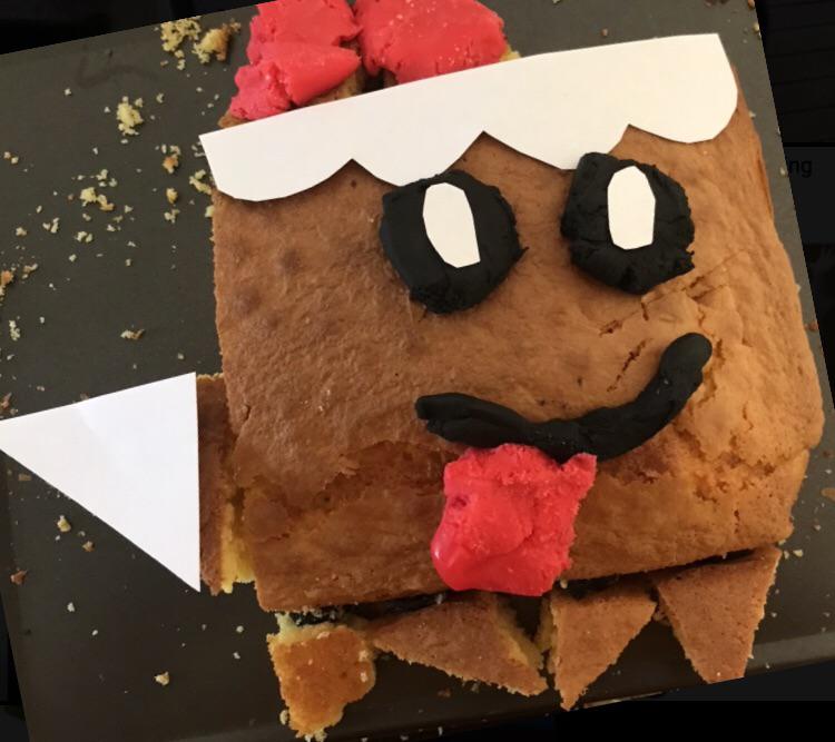 Cake hound now actually made of cake (I’m clearly not great at this