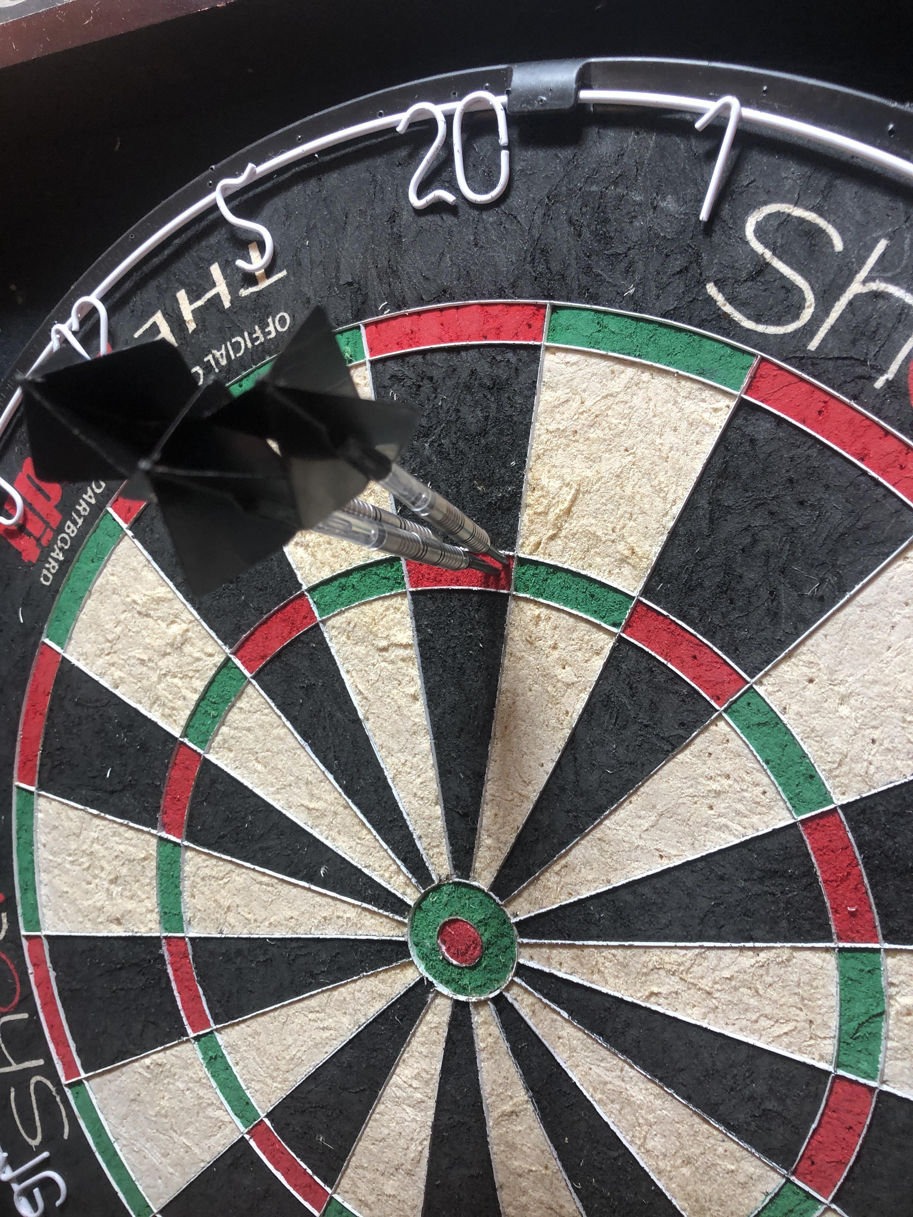 First 180 during an actual match on WDA. Also had my new