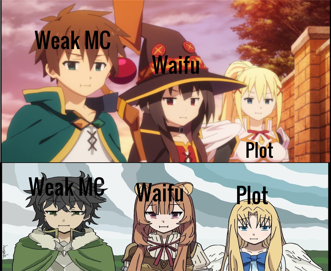 Meet your isekai protagonists Animemes