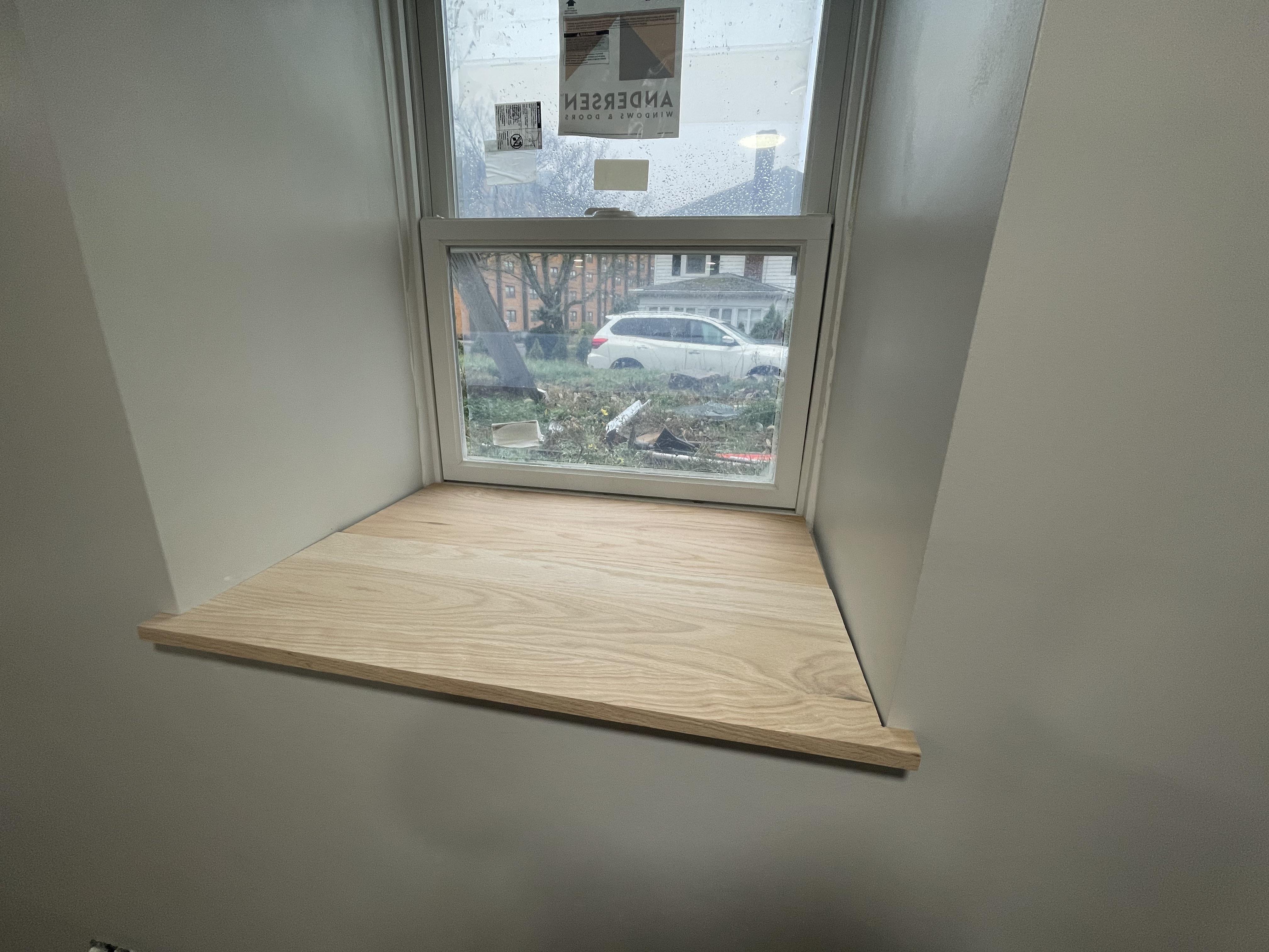 The window well is wildly off square and 20 inches deep. Aside from