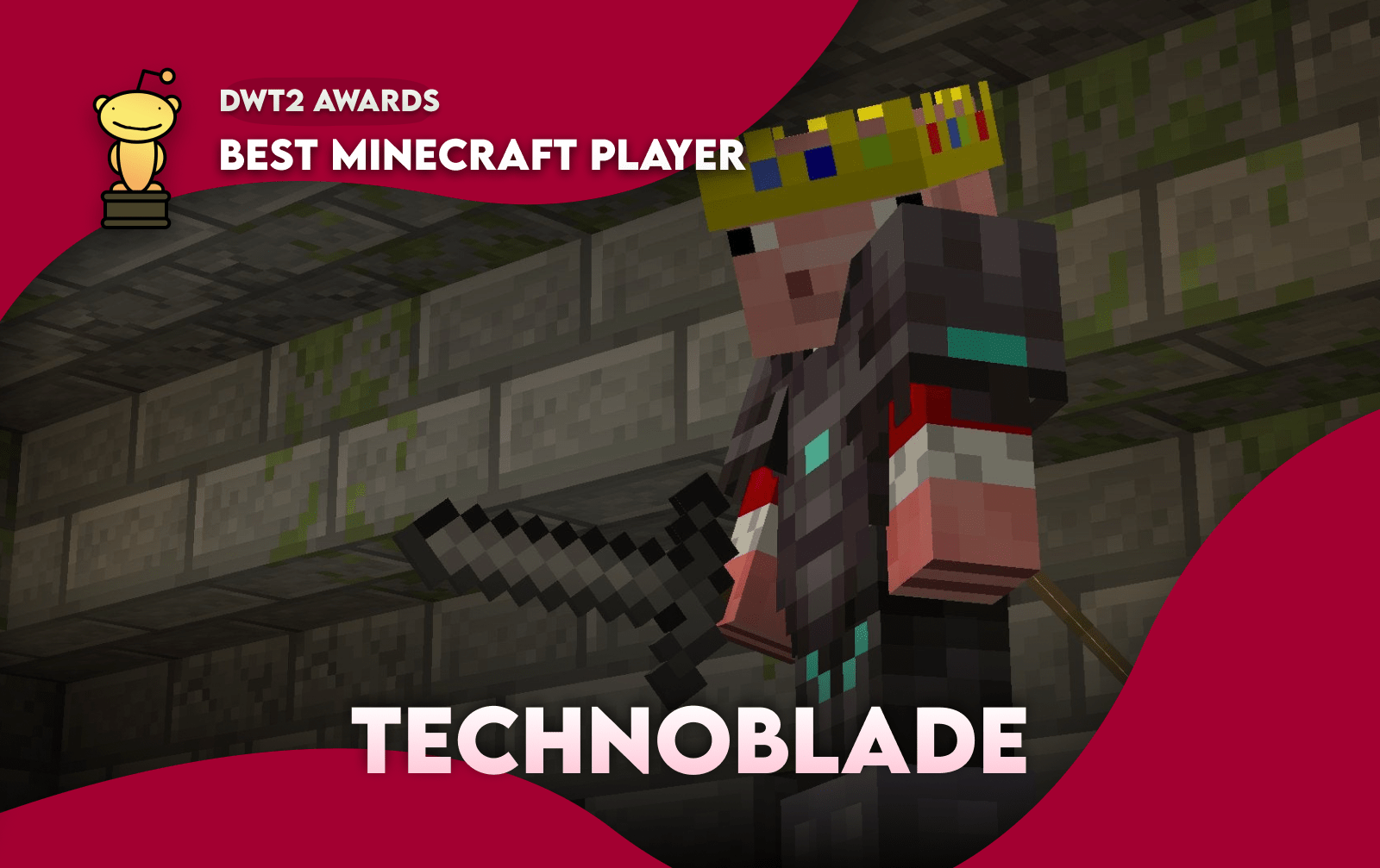TECHNOBLADE WINS BEST MINECRAFT PLAYER IN 1ST ANNUAL DWT2 AWARDS r