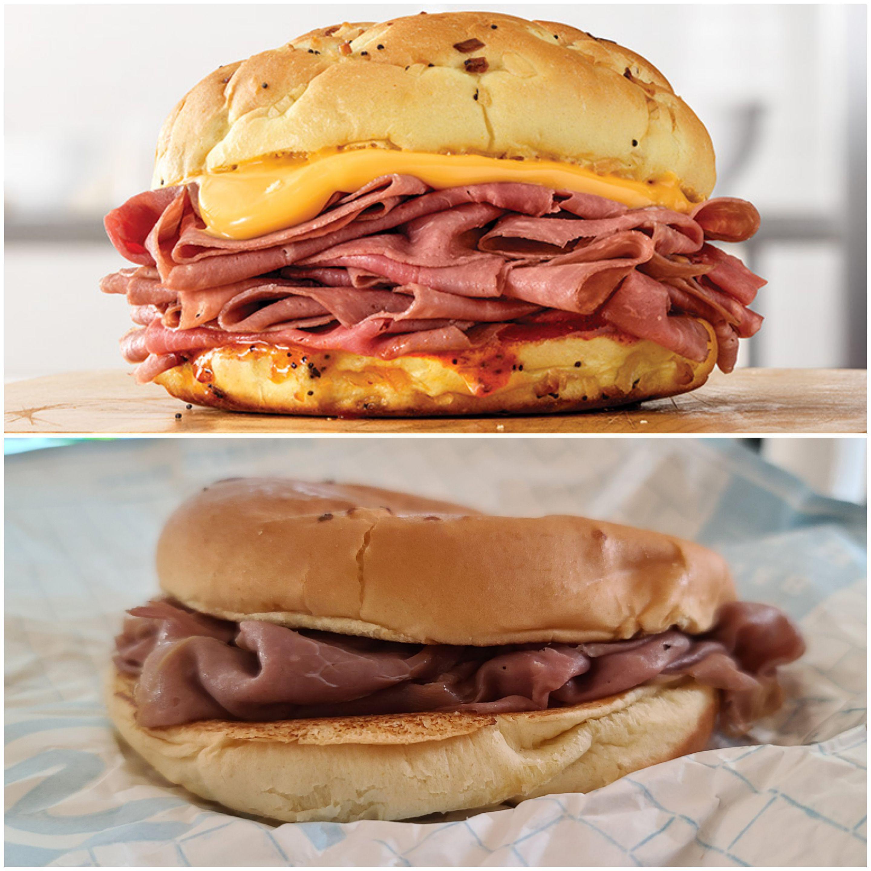 Arby's does not have the meat. r/ExpectationVsReality