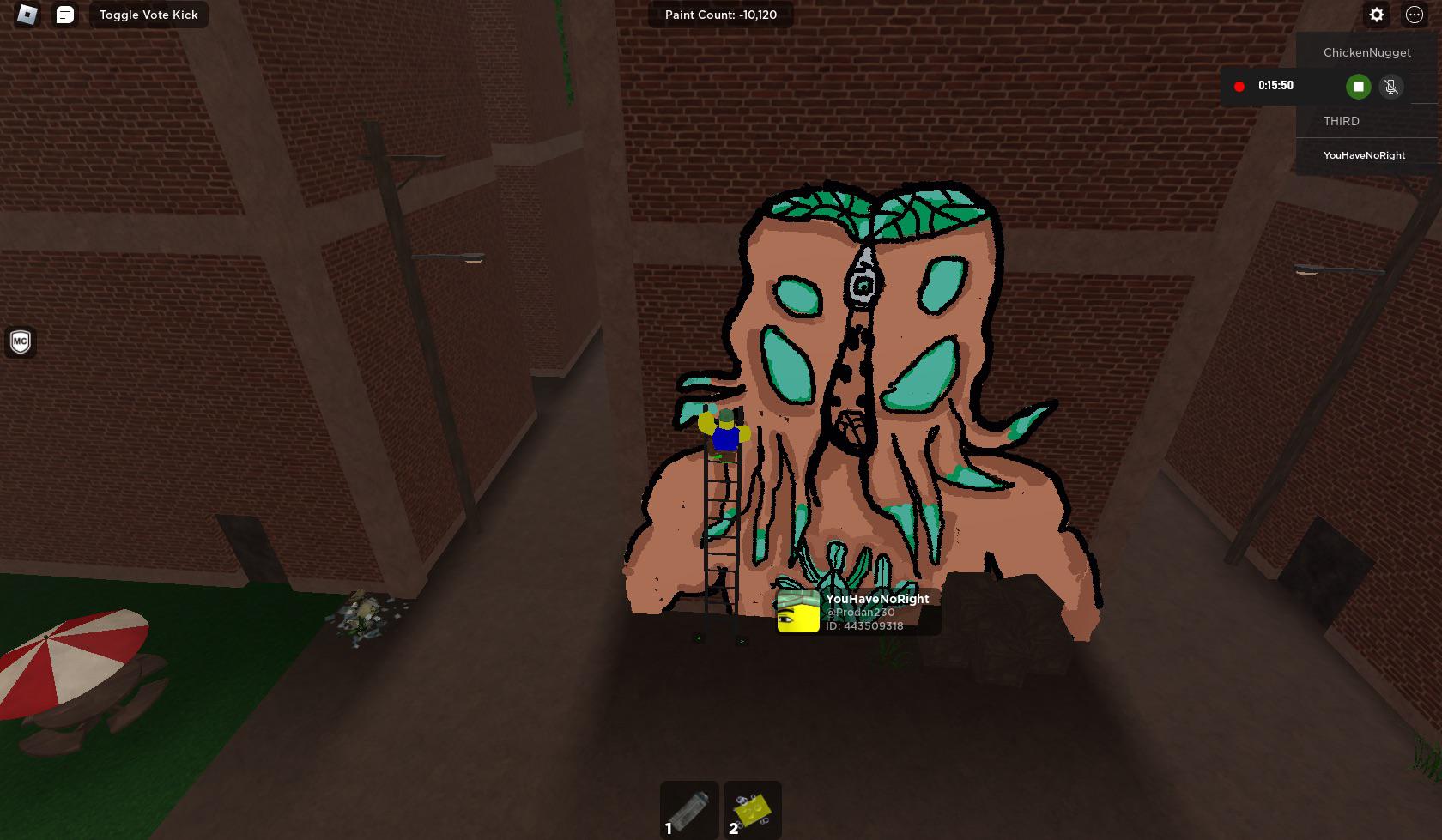 saw someone drawing the moon lord in Roblox spray paint r/Terraria