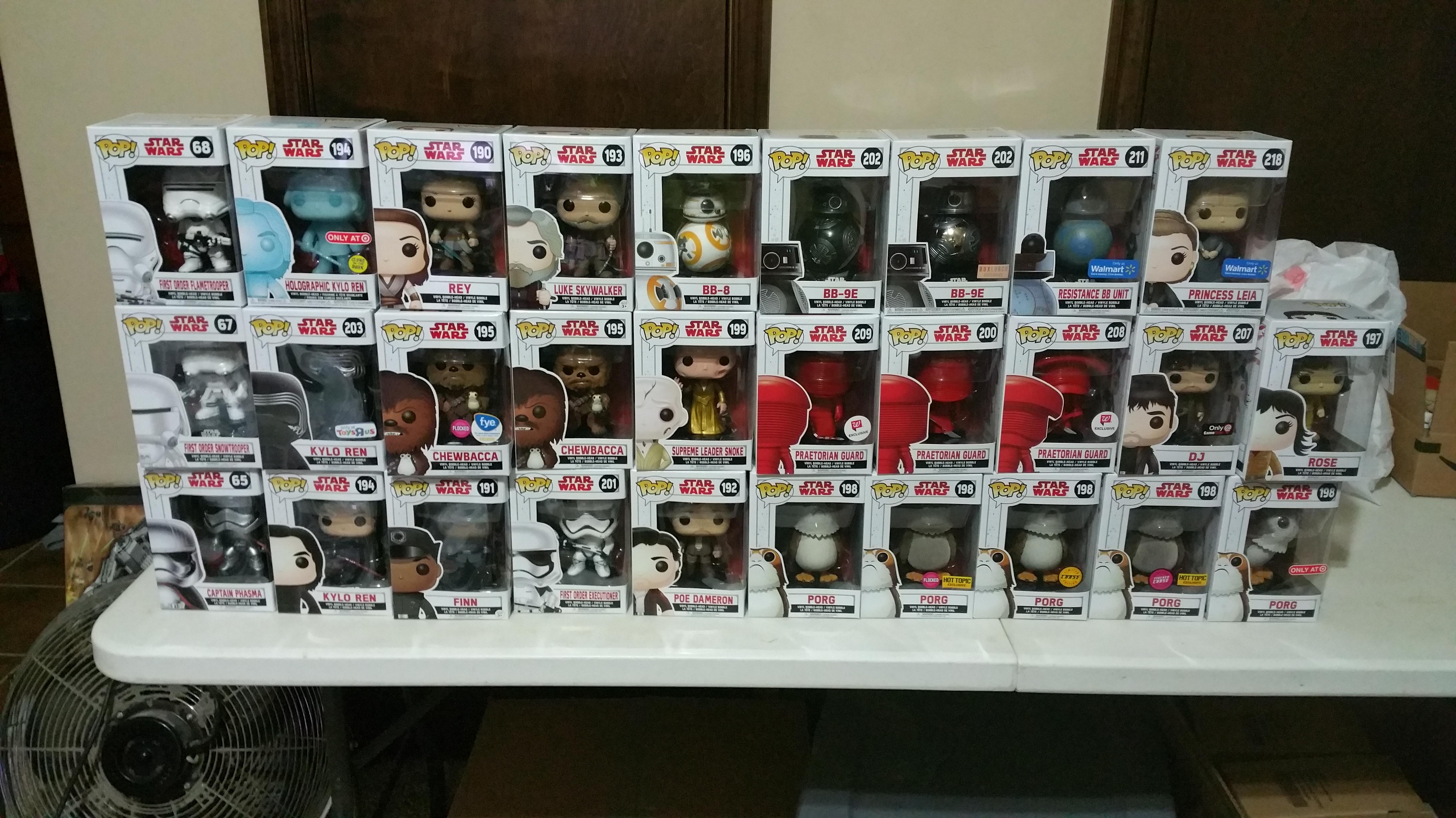 (USOK) TLJ commons from Wildcard Toys, set is almost complete r/funkopop