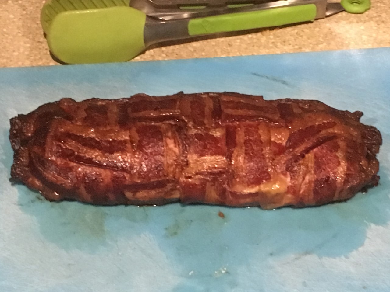 bacon wrapped smoked sausage "fatty" [homemade] r/food