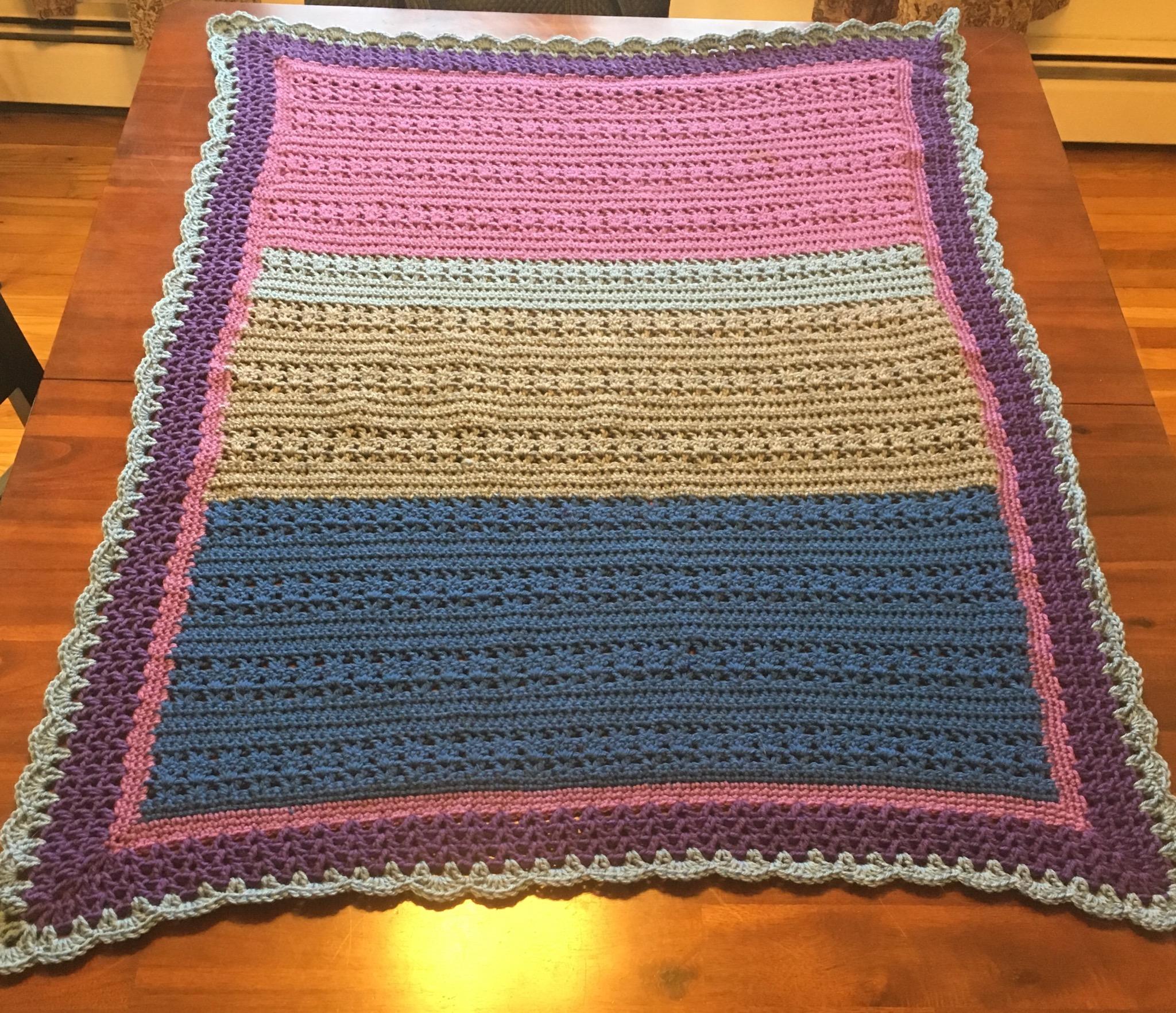 Adeline baby blanket! r/crochet