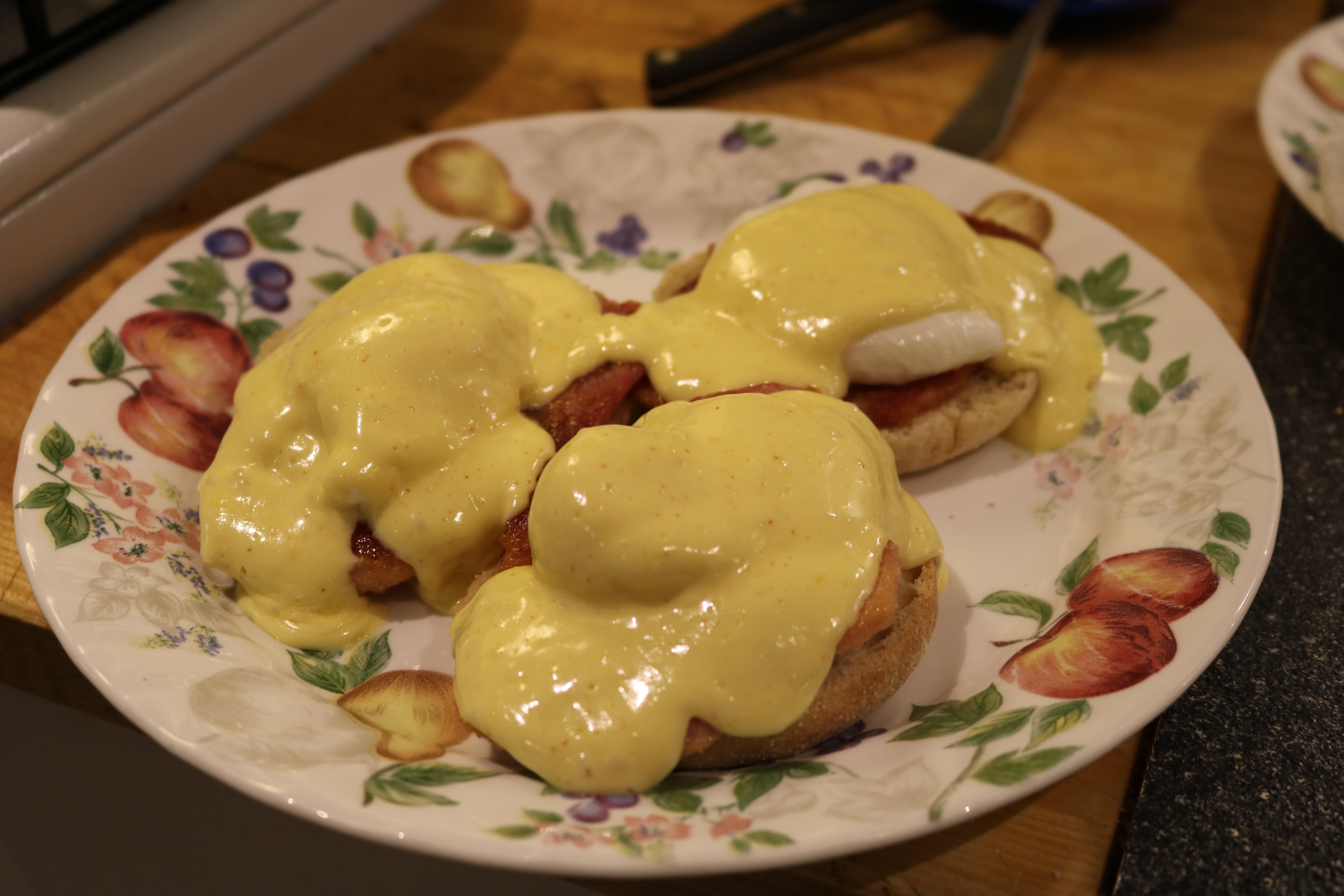 Foolproof Hollandaise from pg. 111 of the bible Kenji's The Food Lab