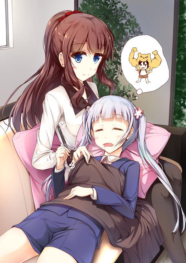Lap pillow [New Game] r/awwnime