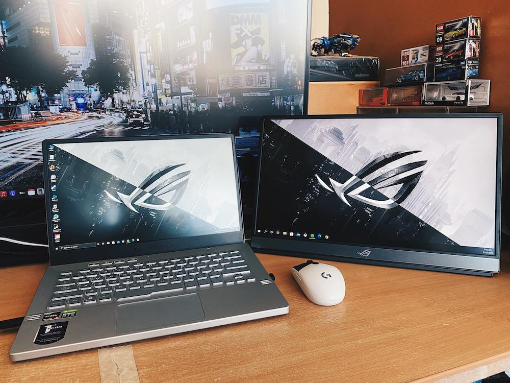 Mobile ROG setup 2021 G14 + XG17. ASUSROG