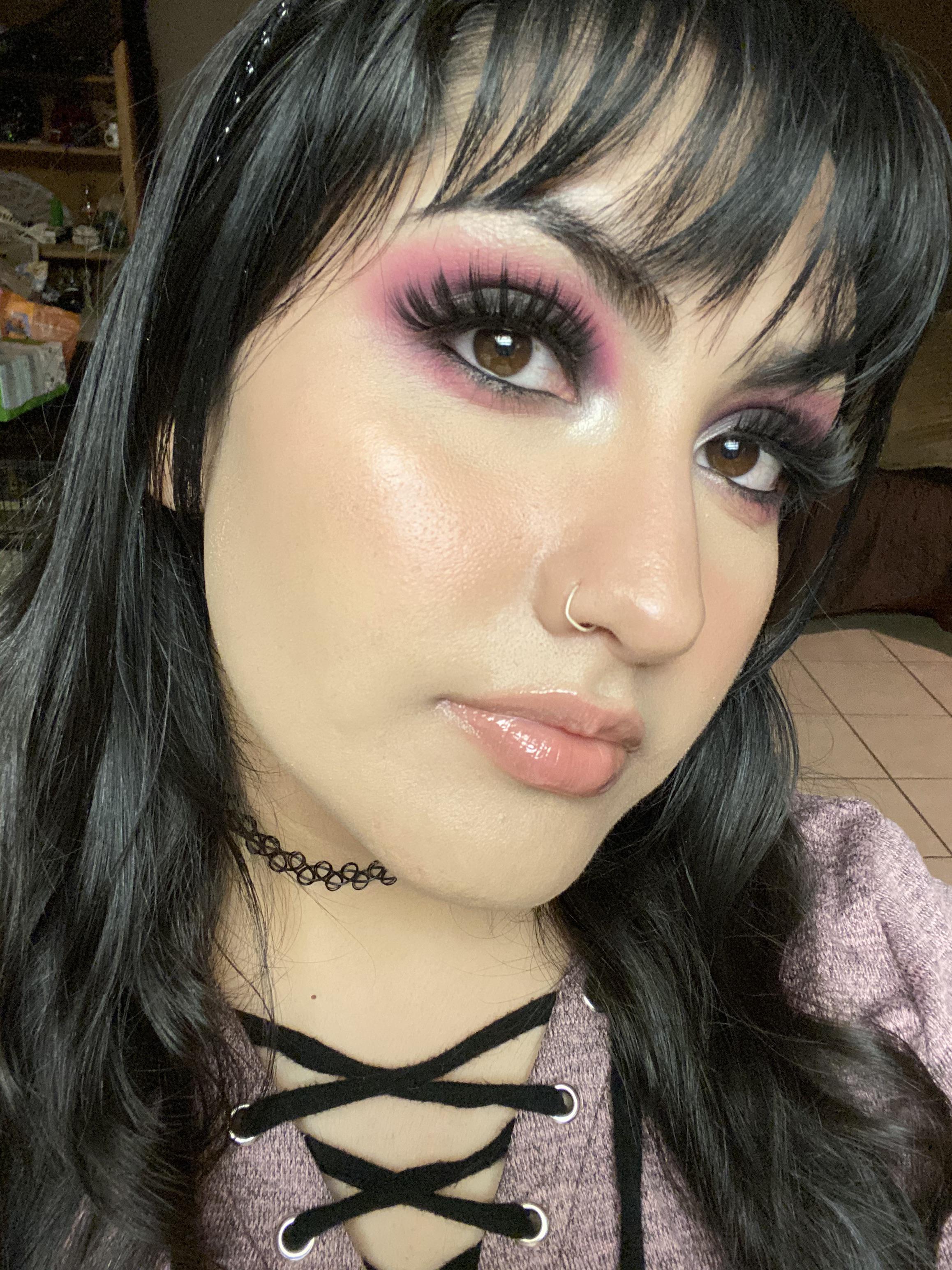 A softer look, for me. Also tried out the blush across the nose trend. r/MakeupLounge