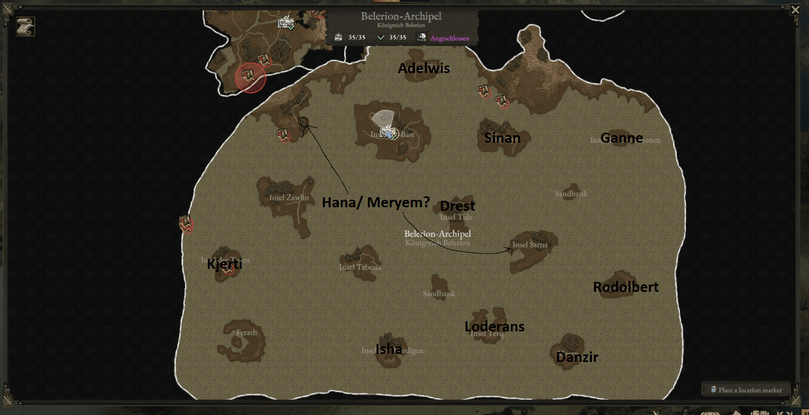 Treasure Location map. r/WarTalesGame