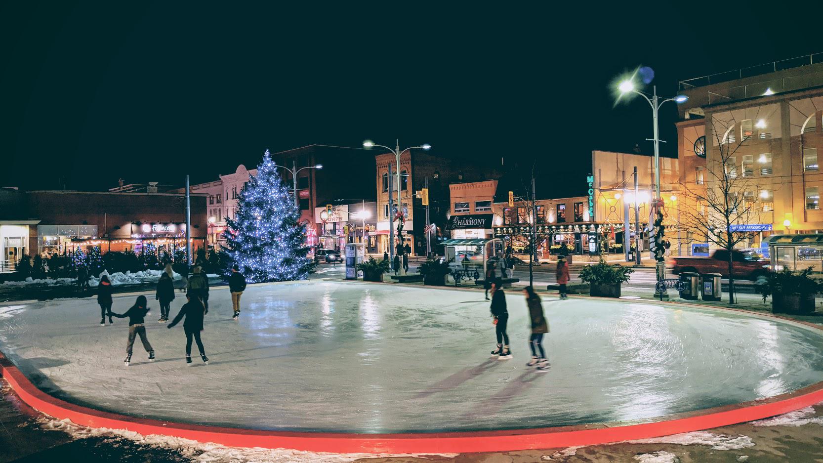 The Ice Rink in Waterloo Public Square r/waterloo