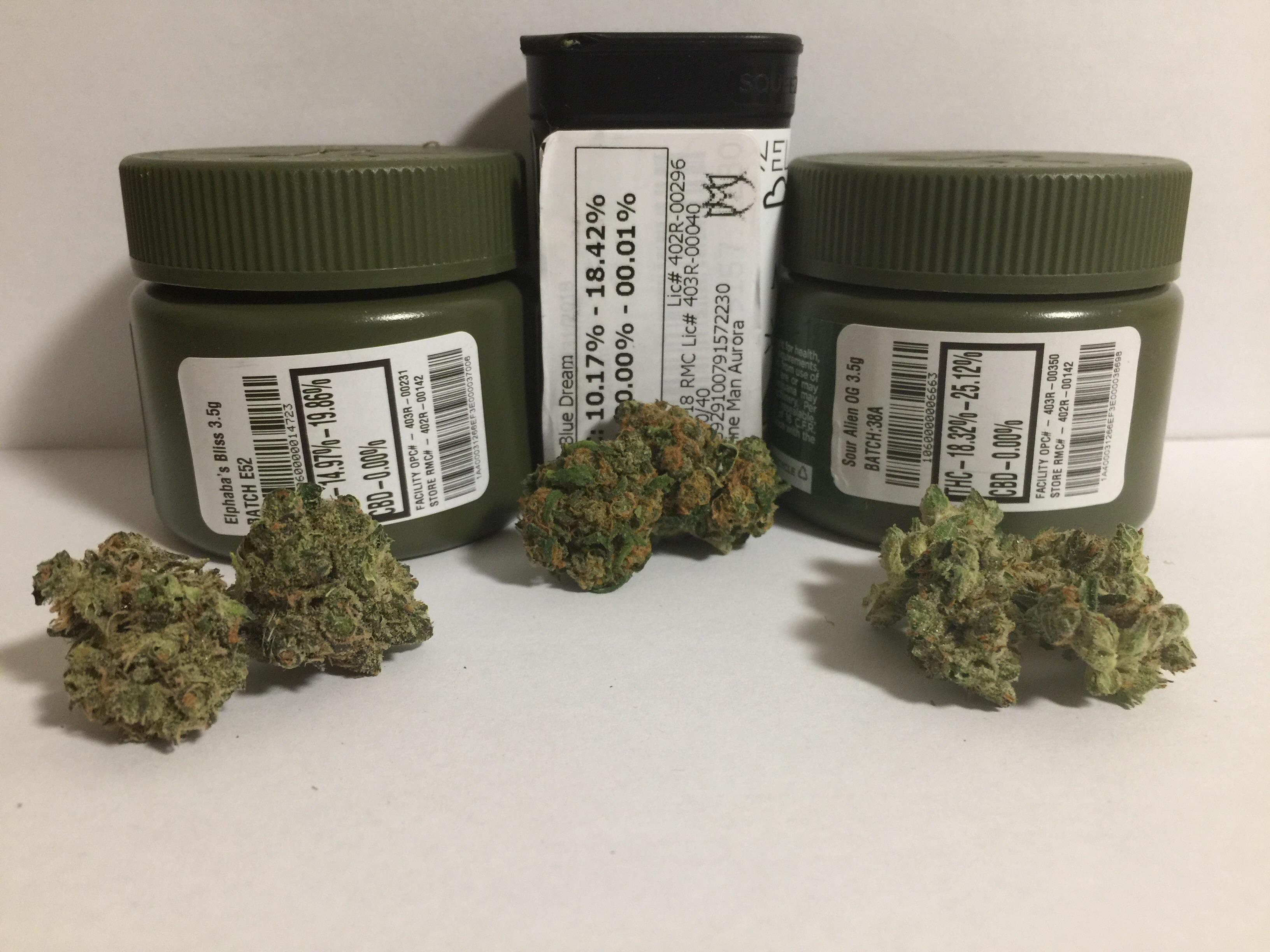 Elphaba’s Bliss and Sour Alien OG by Terrapin Care Station Colorado