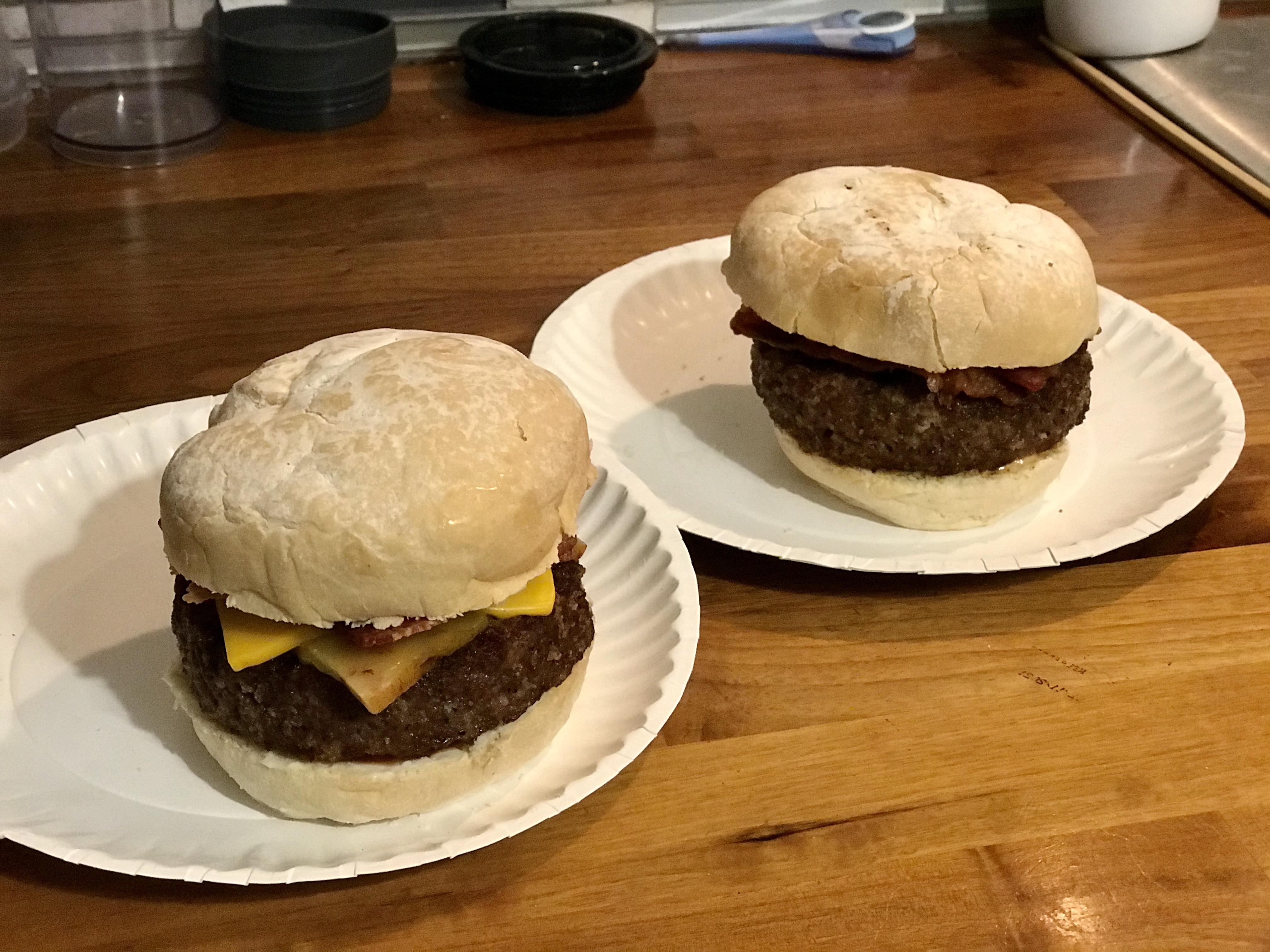 Made these new microwave jimmy dean burgers r/stonerfood