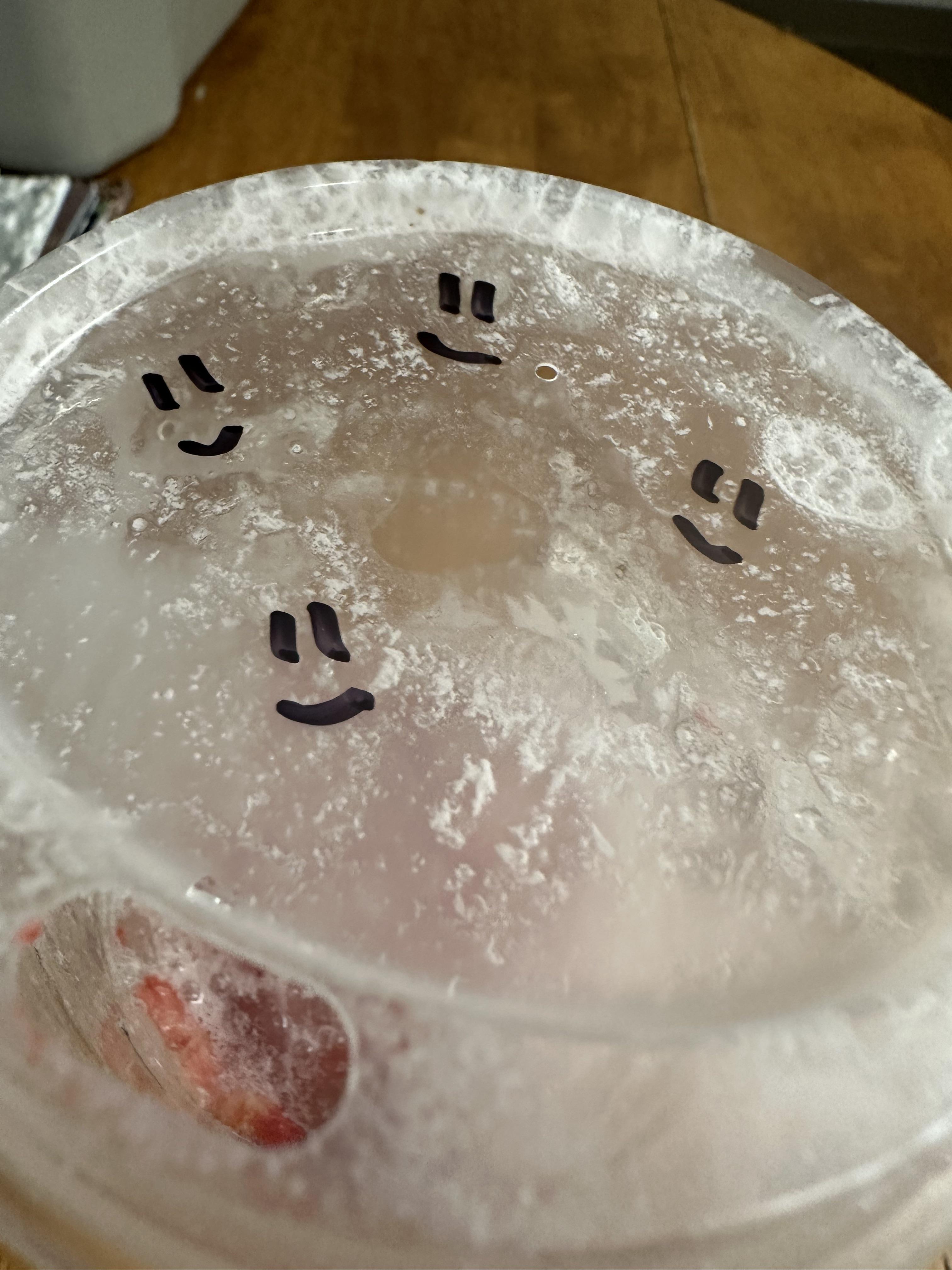 What does it mean when a barista draws a smiley face on your drink? r