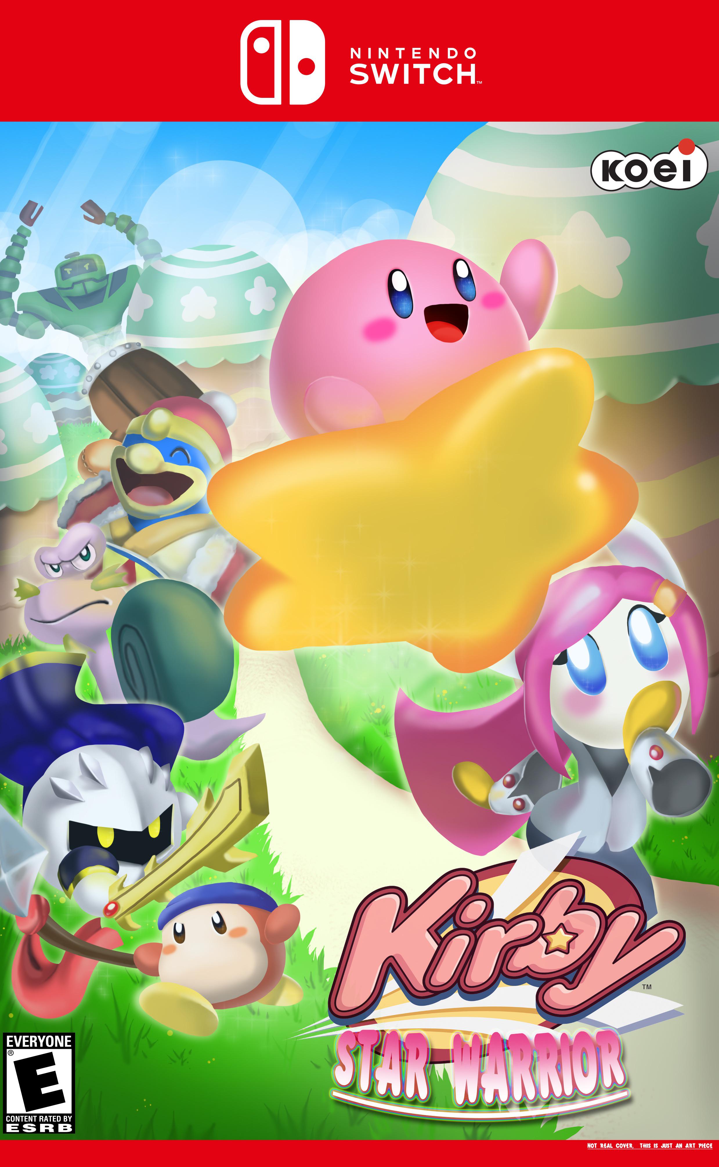 Kirby Star Warriors! The newest game on Switch. (Art done by Drawingfevv / littlefevv based on