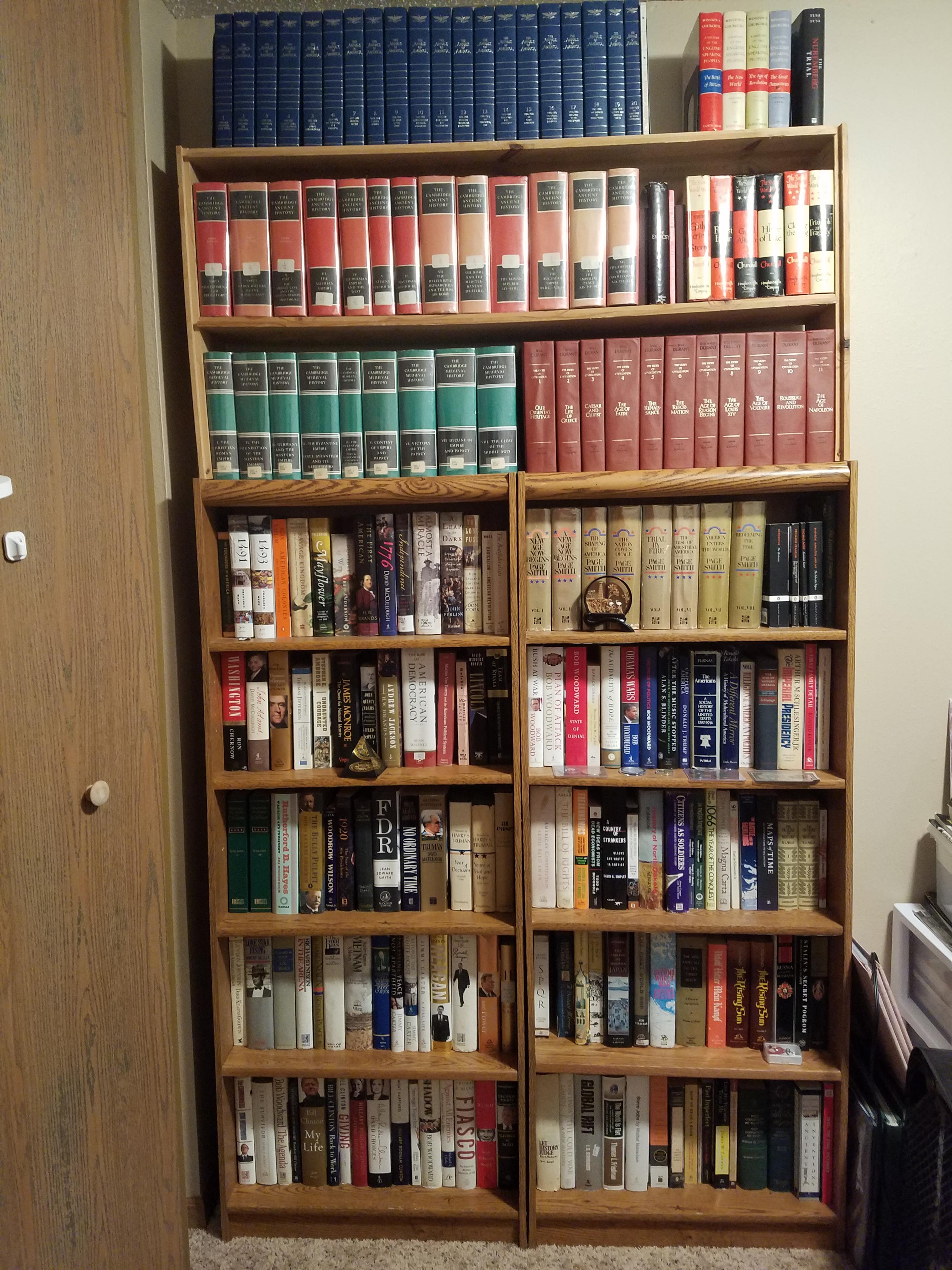 With moving into an apartment, I was able to consolidate all my books