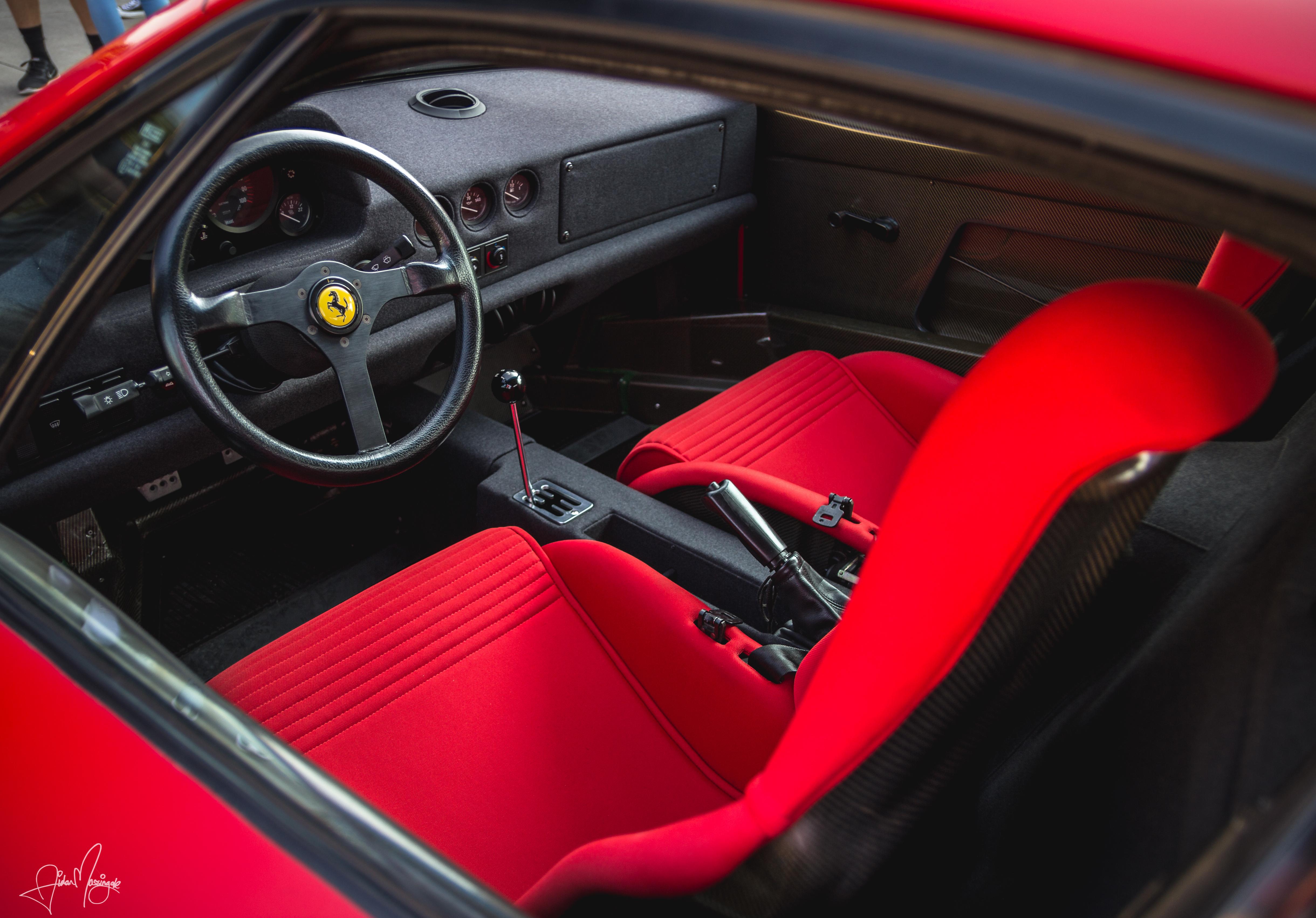 Raw simplicity. Ferrari F40 Interior Autos