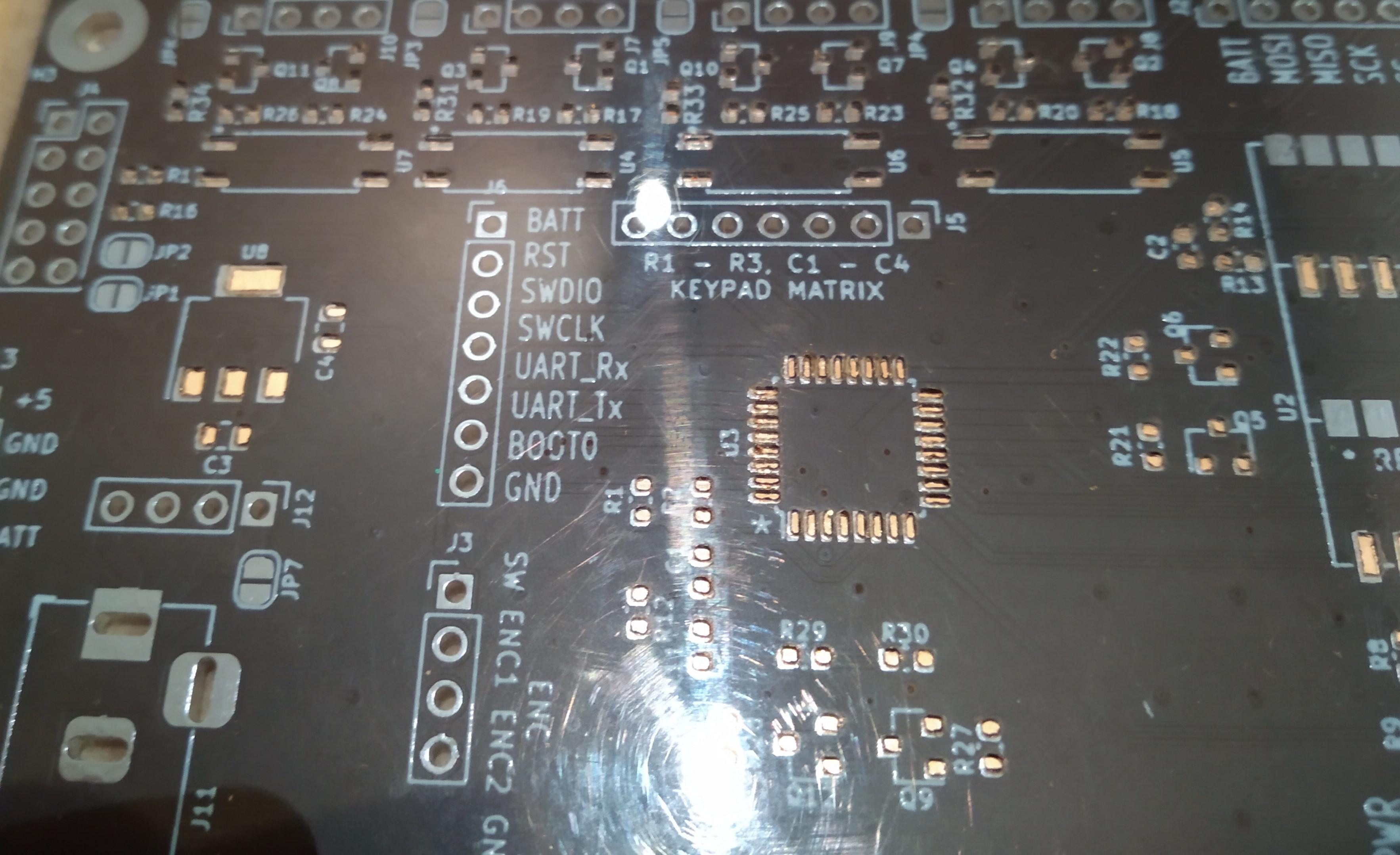 Finally, a DIY solder paste stencil built by my 2W laser engraver looks