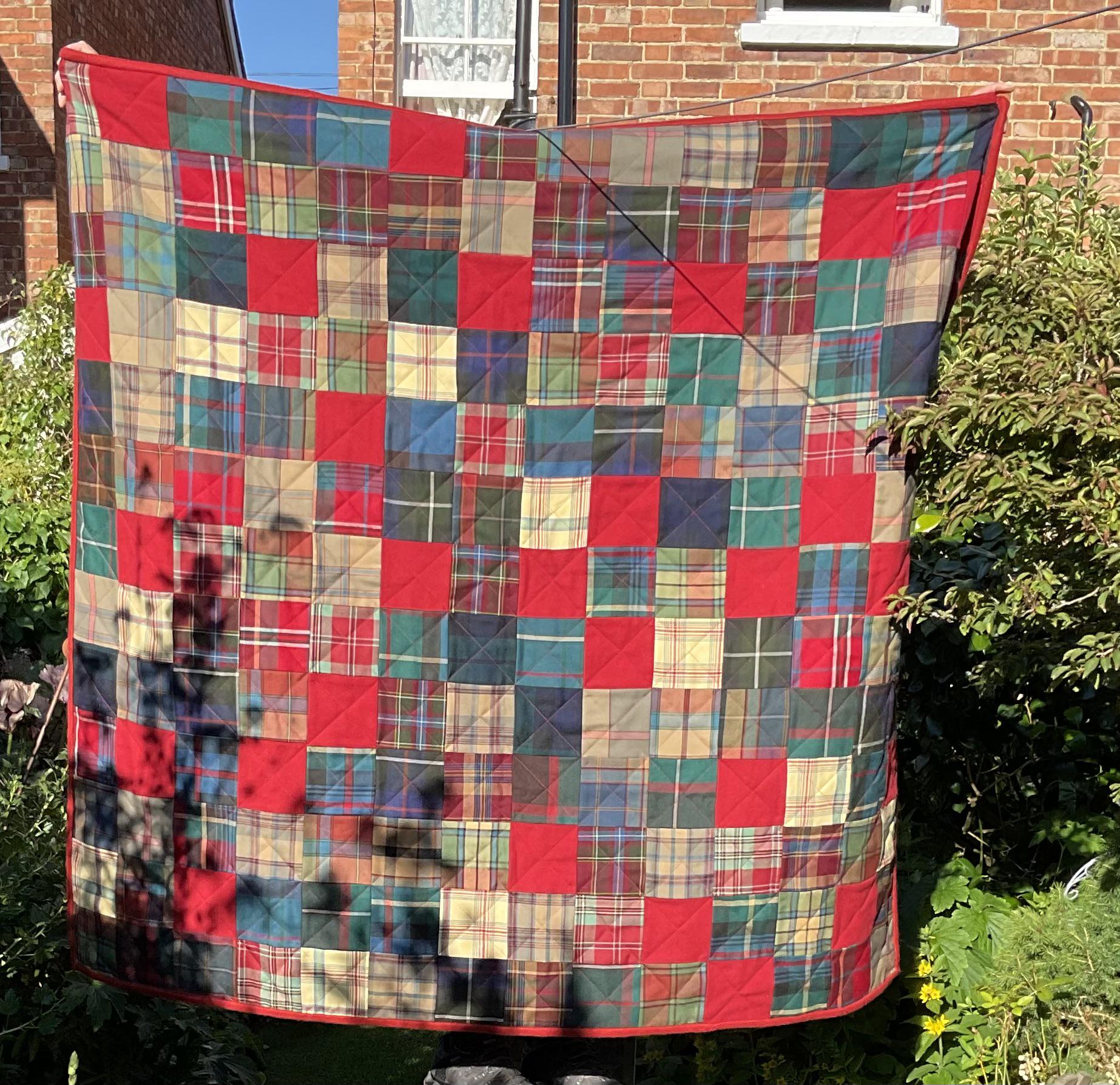 Cosy tartan quilt r/quilting