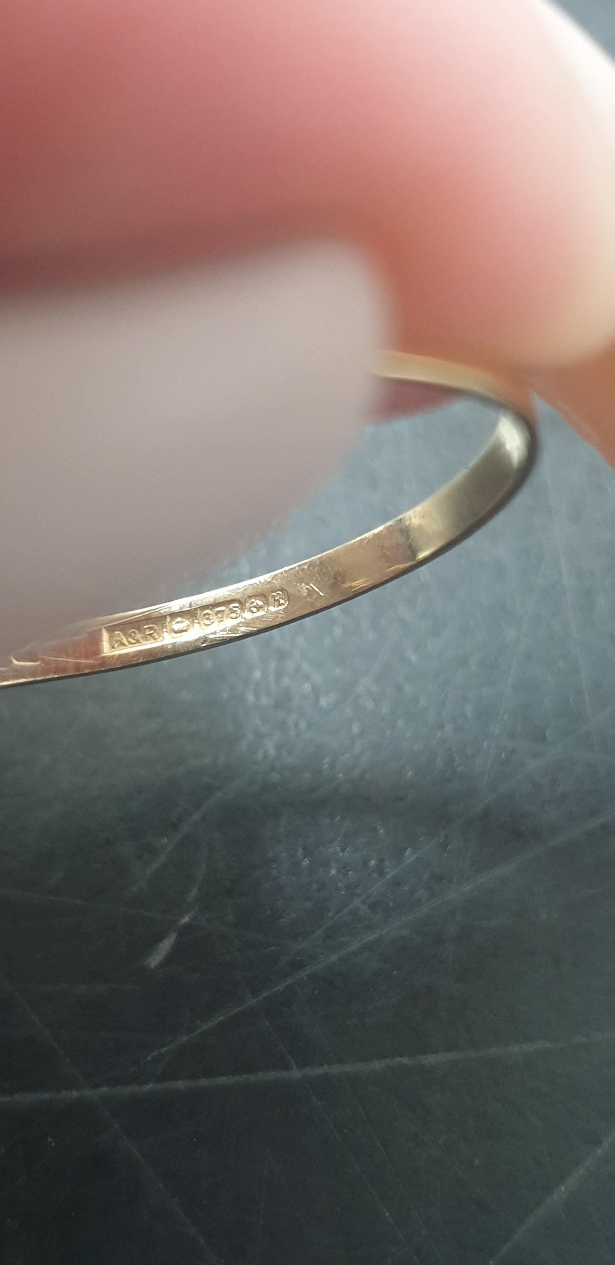 What does A&J mean? This a 9ct gold ring r/Hallmarks