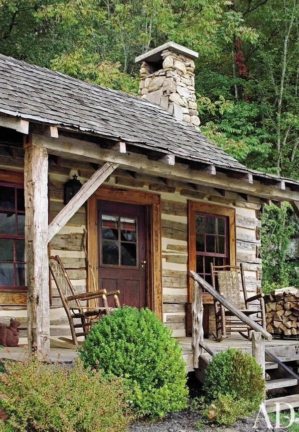 Tenessee a rustic cabin overlooking the Smokey Mountains. r/CabinPorn