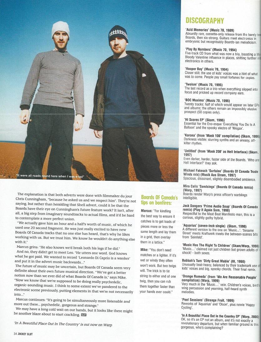 Interview alluding to unreleased ''friends and family'' BOC albums r