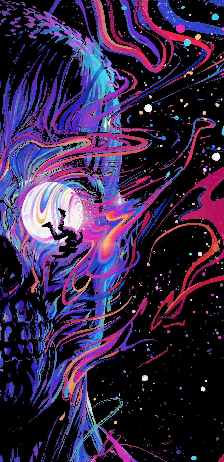 Optimized MotM3 wallpaper for OLEDs (58 true black) r/KidCudi