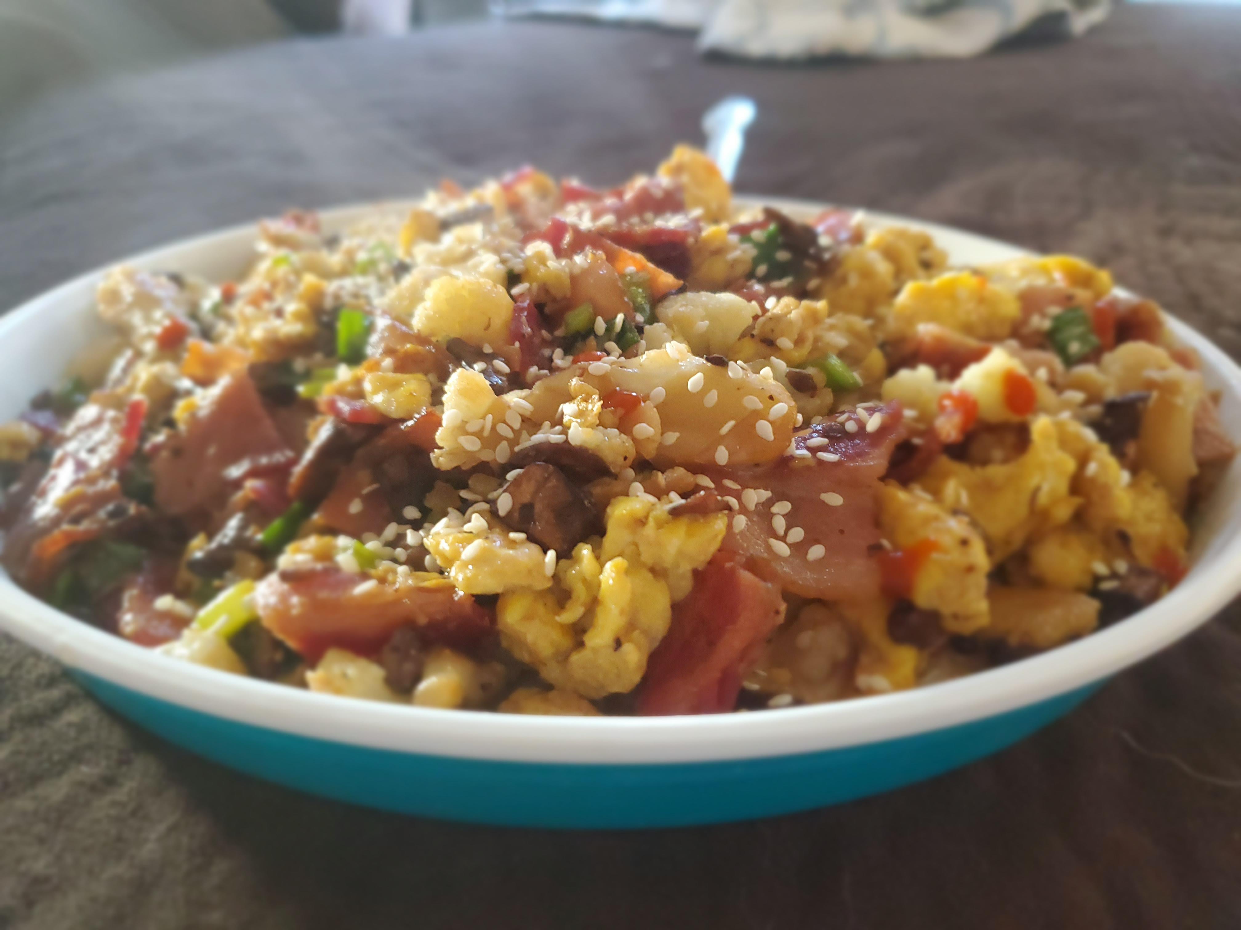 AsianInspired Breakfast Skillet r/ketorecipes