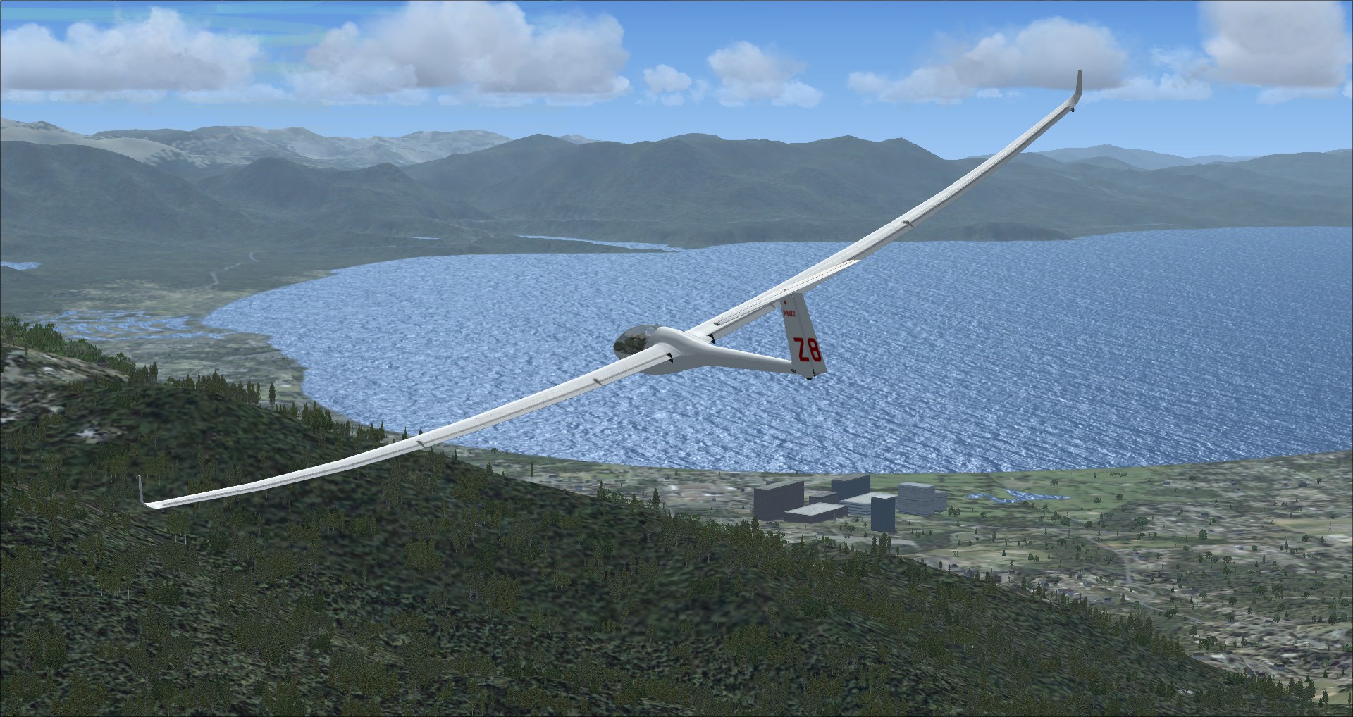 Soaring around Nevada (Glider tutorial mission) r/flightsim