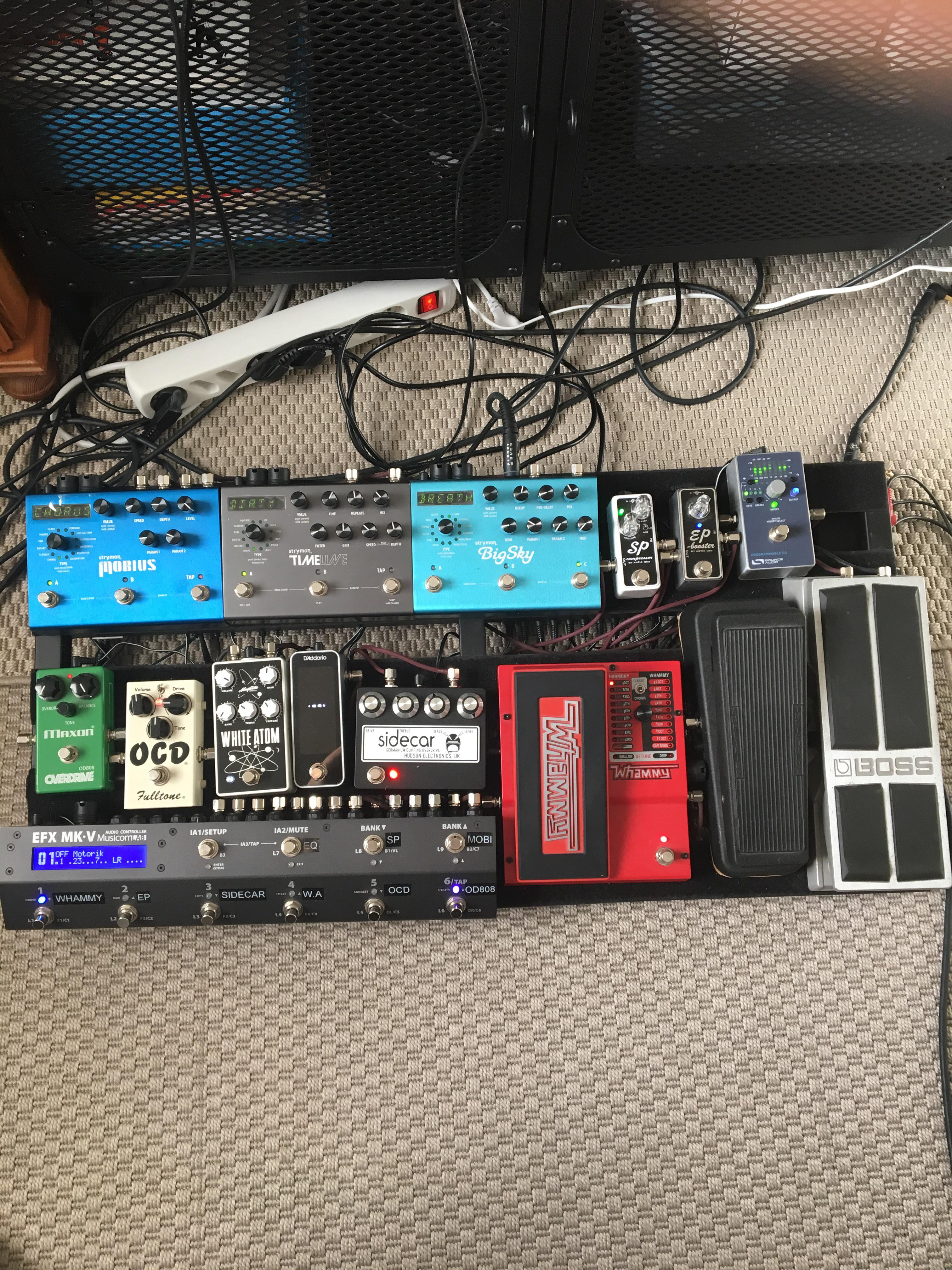 My board of doom... r/pedalboards