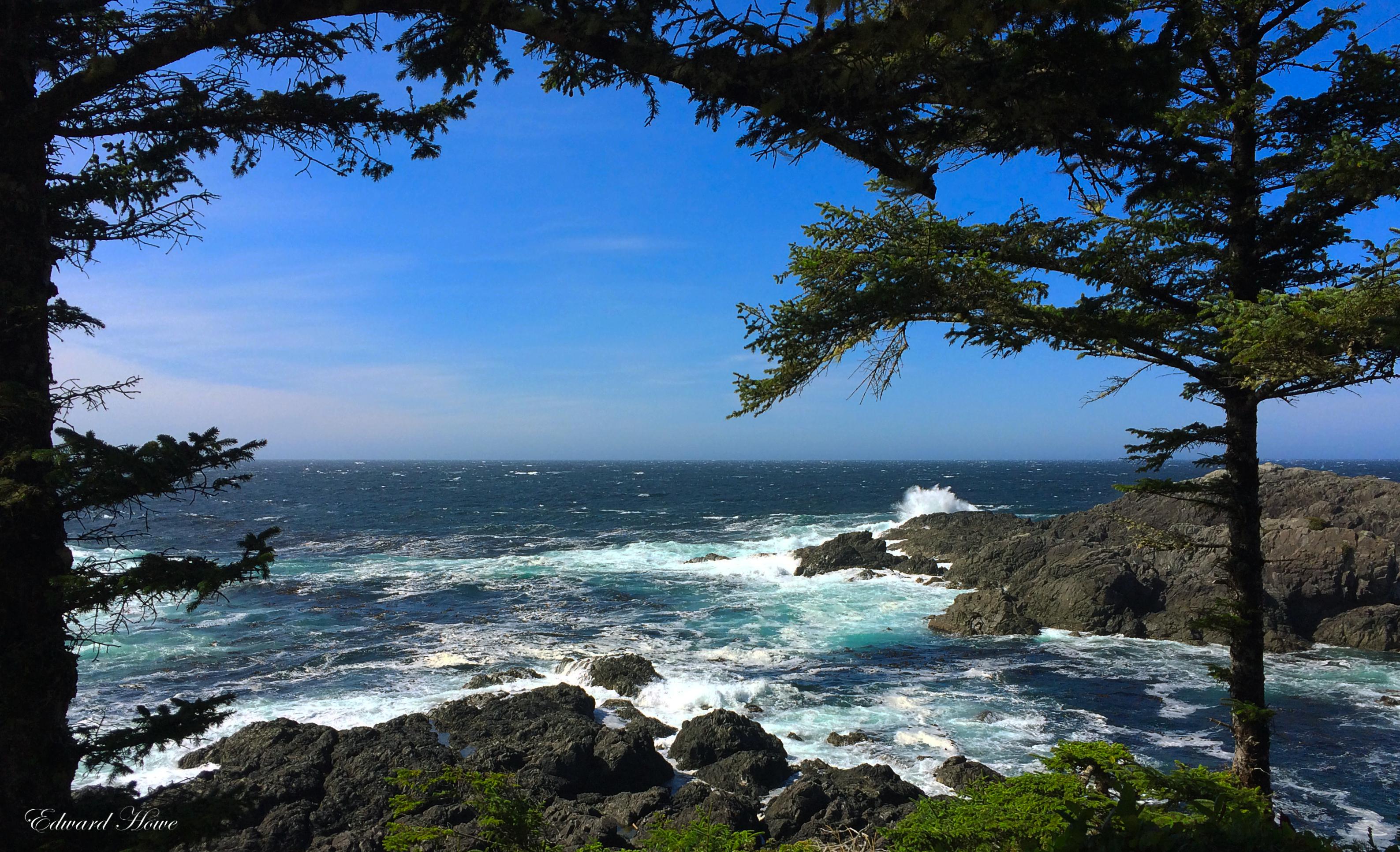 A view from the Wild Pacific Trail near Ucluelet on Vancouver Island