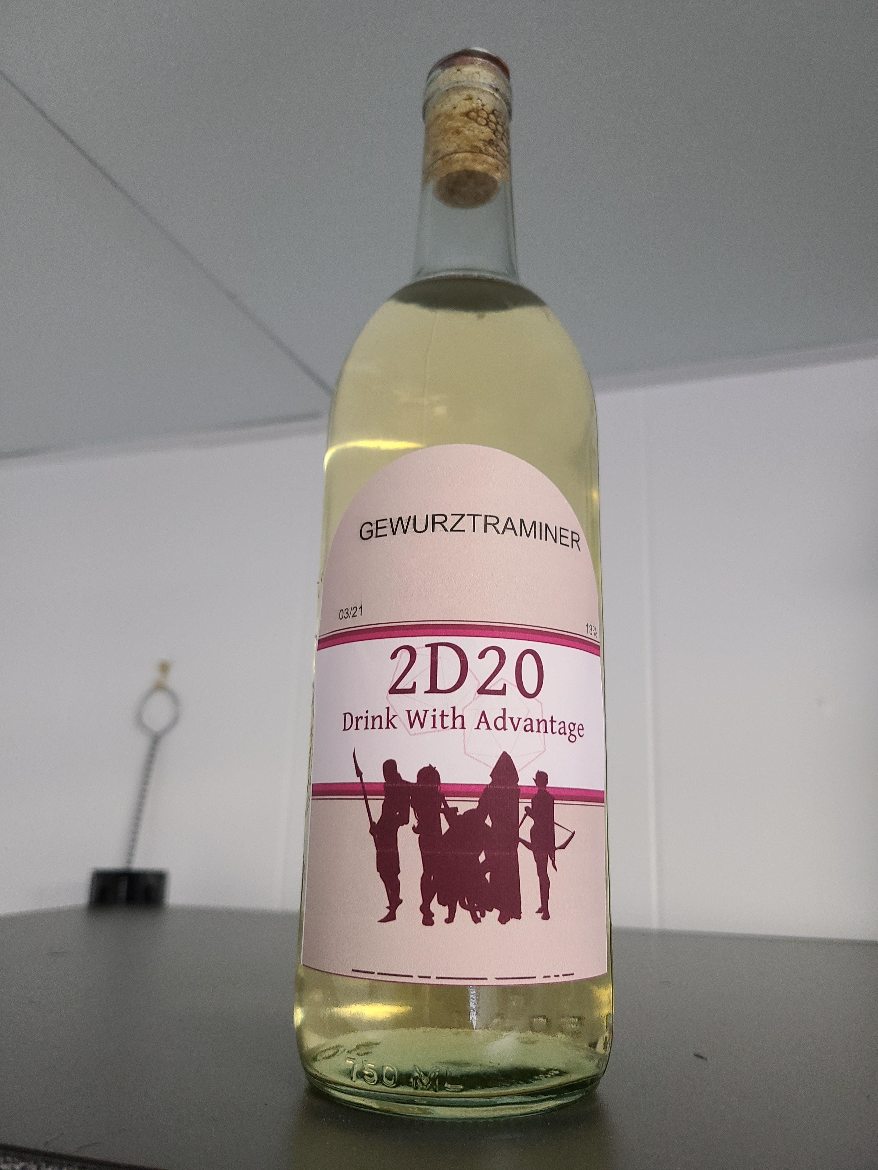 I want to dedicate my first ever homebrew wine Label for my homebrew Wine to Matt Colville and