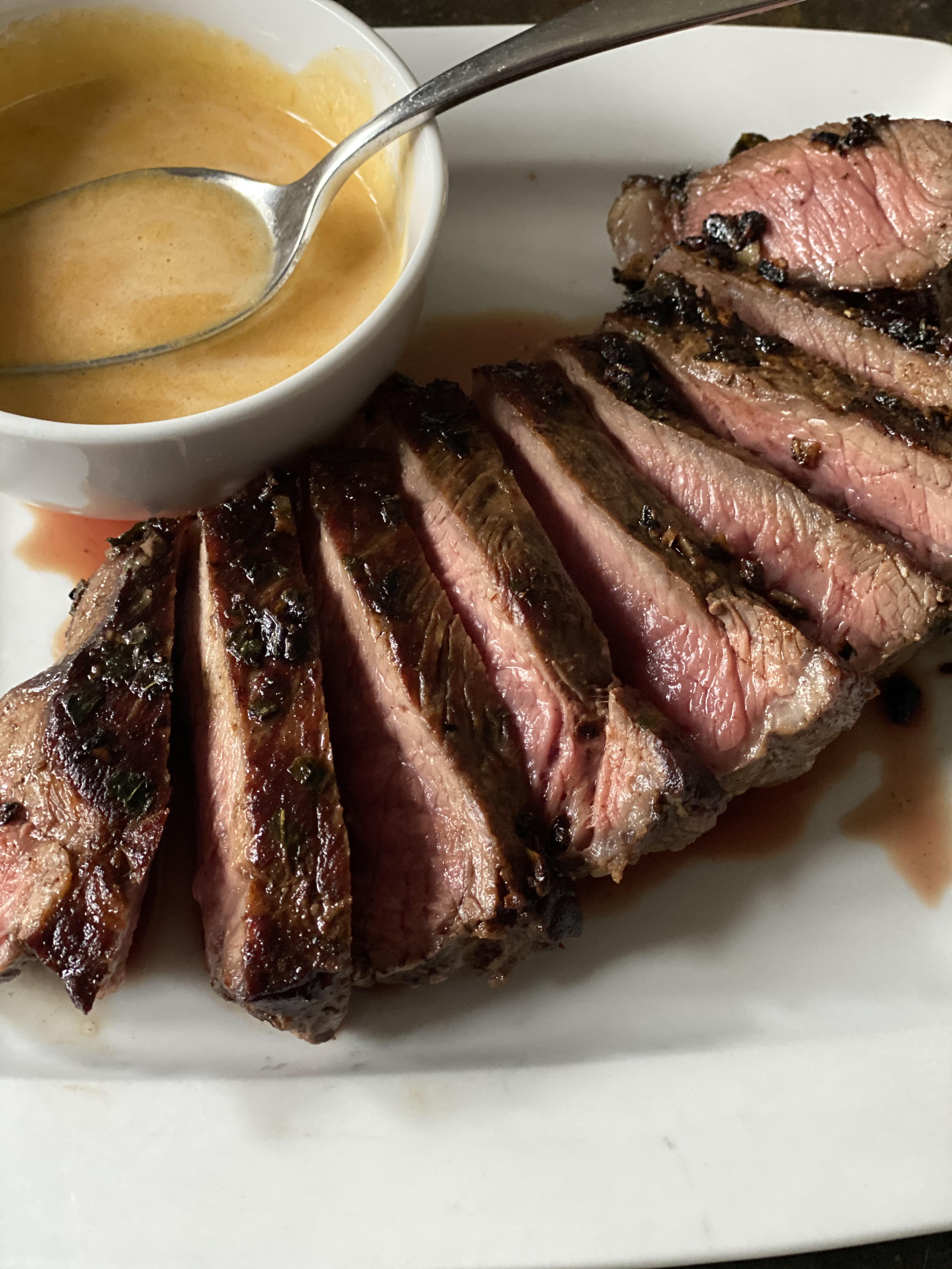 And the results with Sauce Choron r/steak