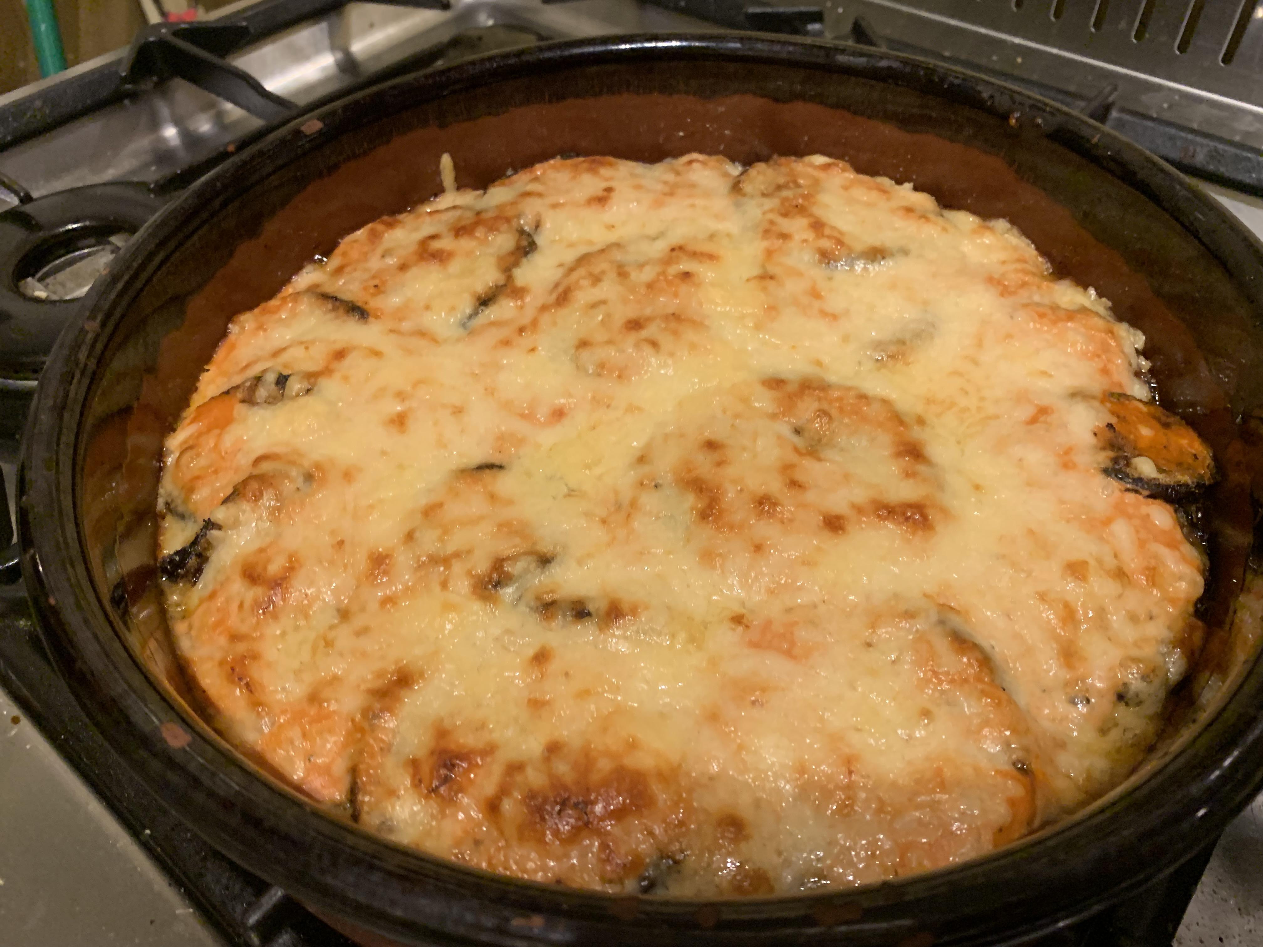 Eggplant Parmesan with Tomato Tofu Marinara r/vegetarian