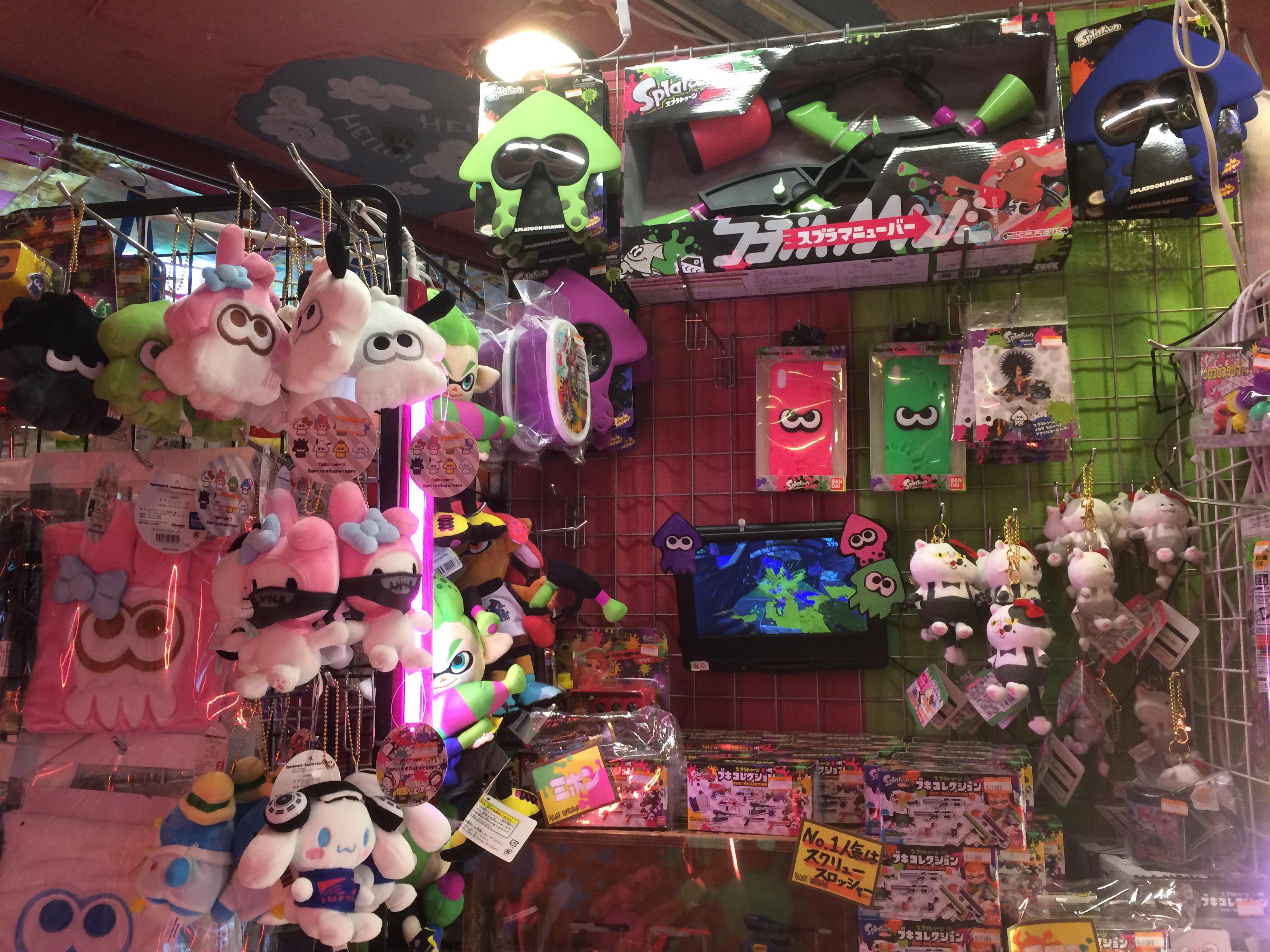 Some Splatoon merchandise I saw in Japan r/splatoon