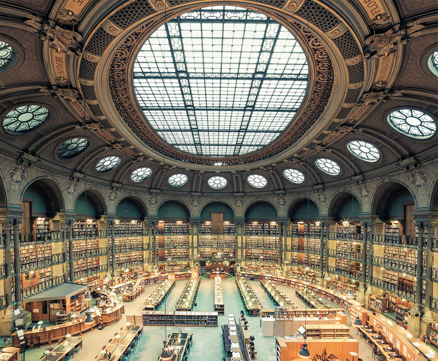 Reading room of the French National Library europe