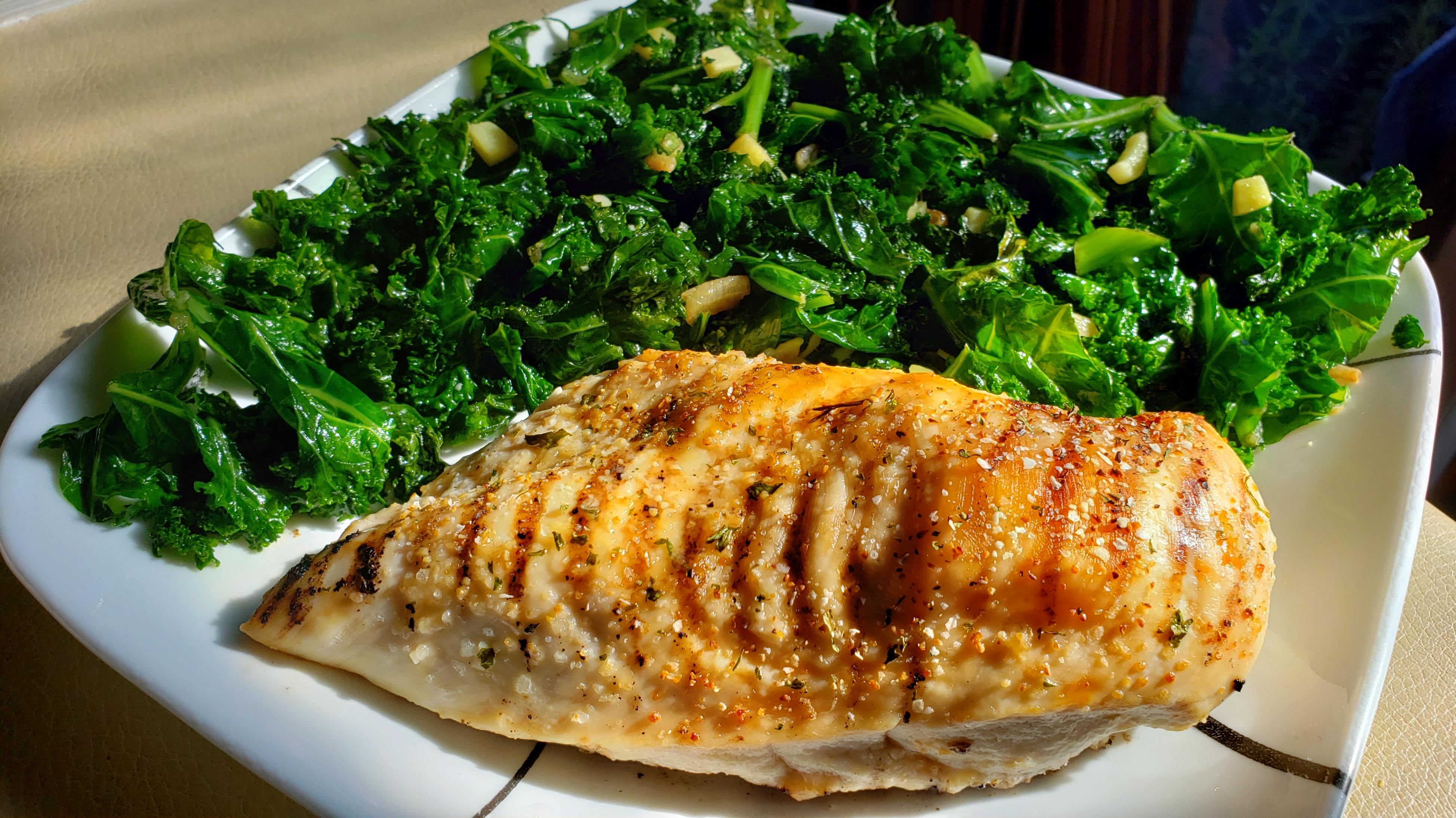 kale and chicken breast recipes