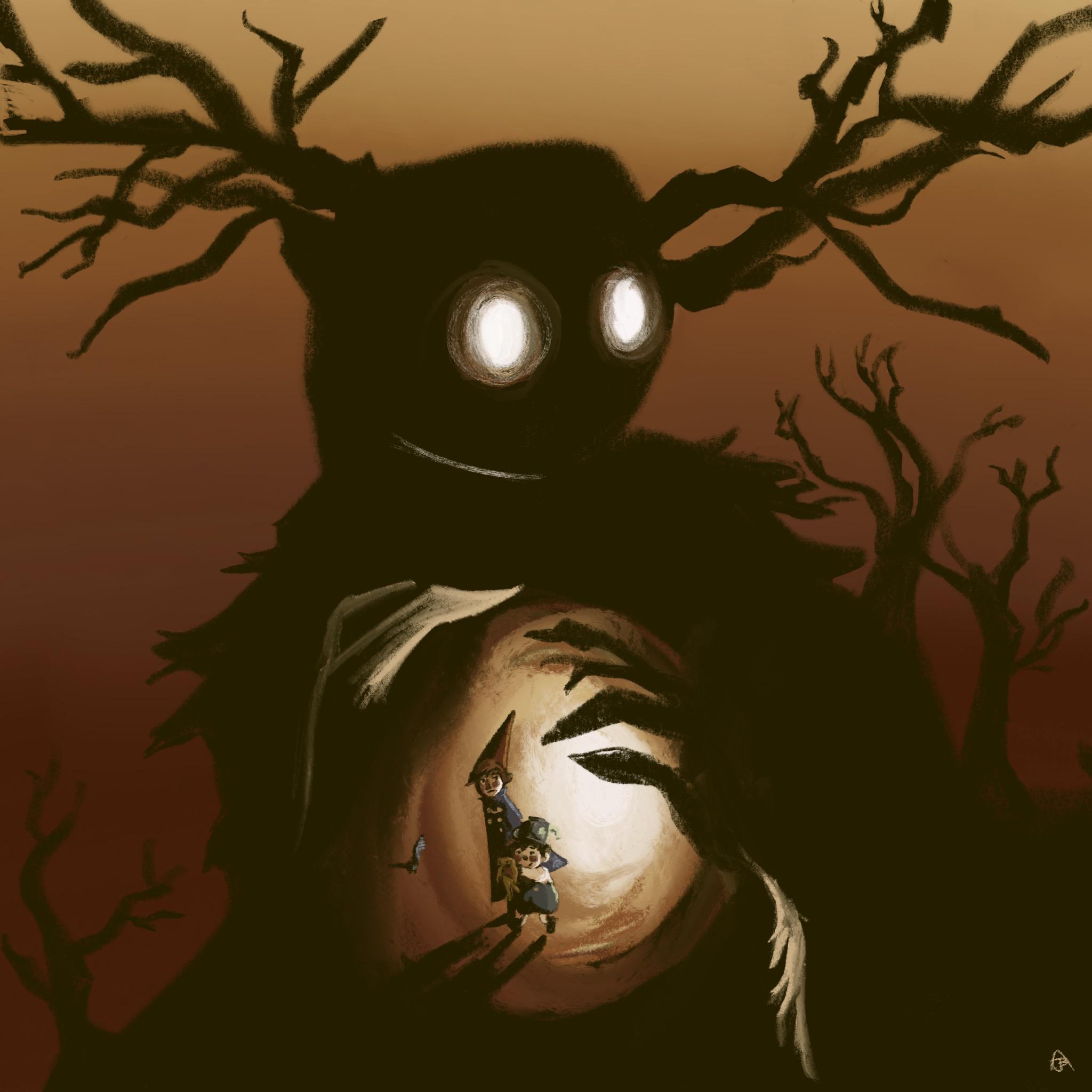 My favorite time of year, Over the Garden rewatch time 🍁🍂 (Fan art by