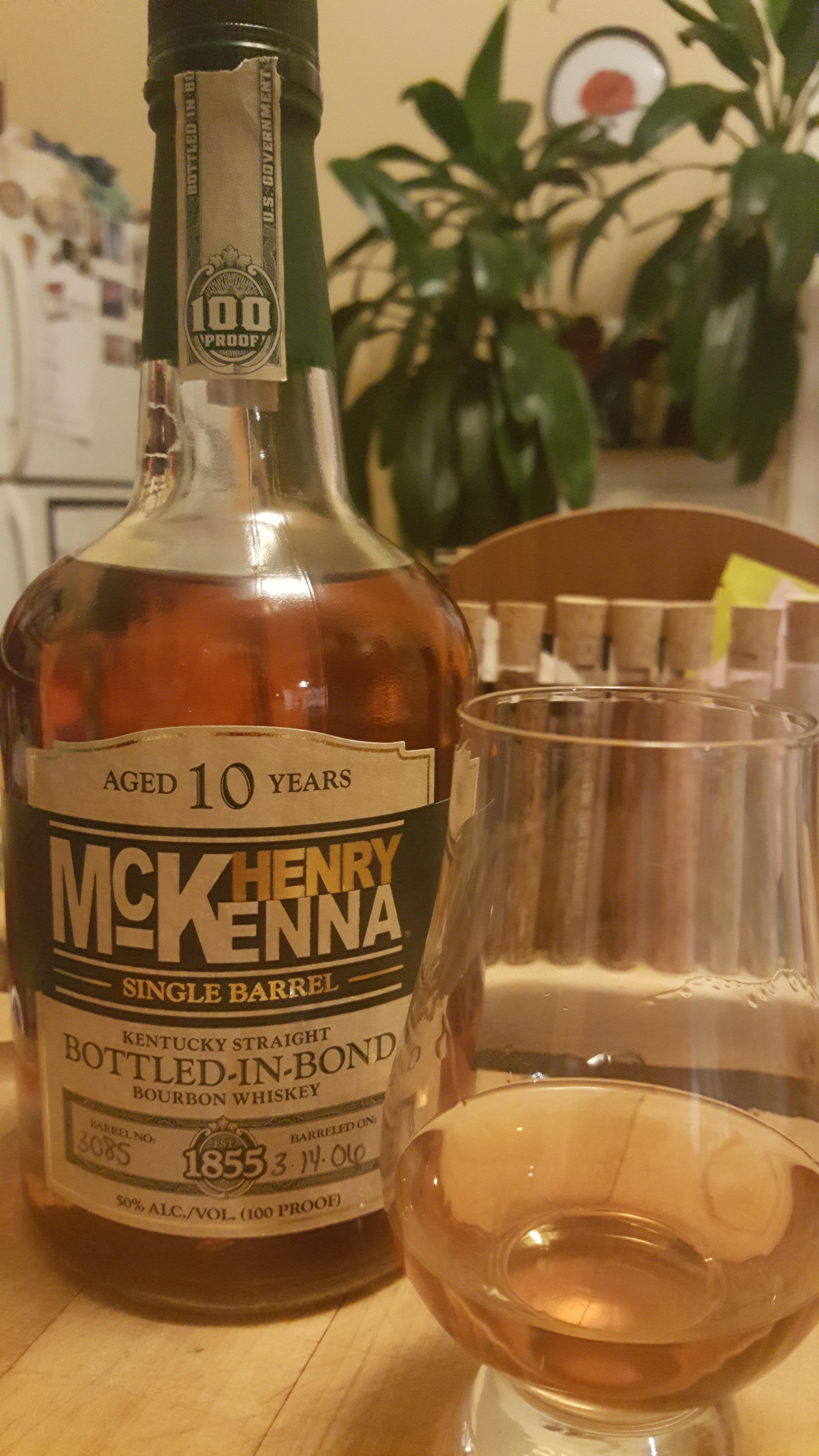 Review 3 Henry McKenna Single Barrel BottledinBond bourbon