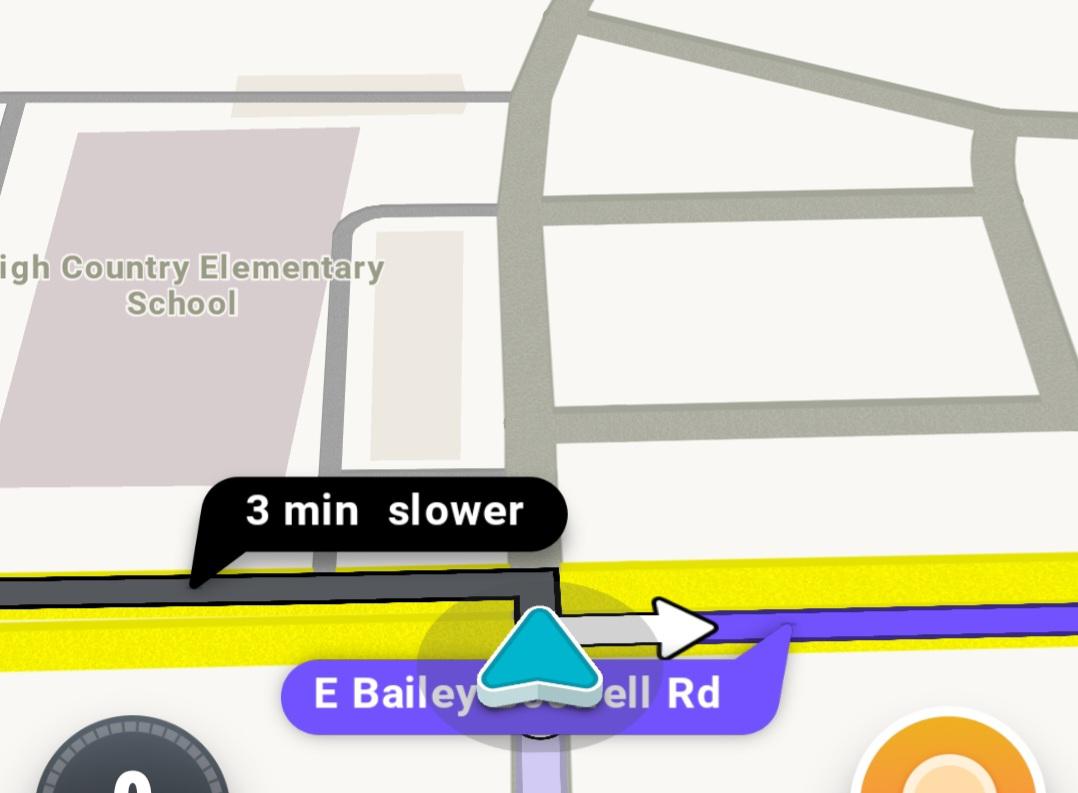 alternative route times r/waze