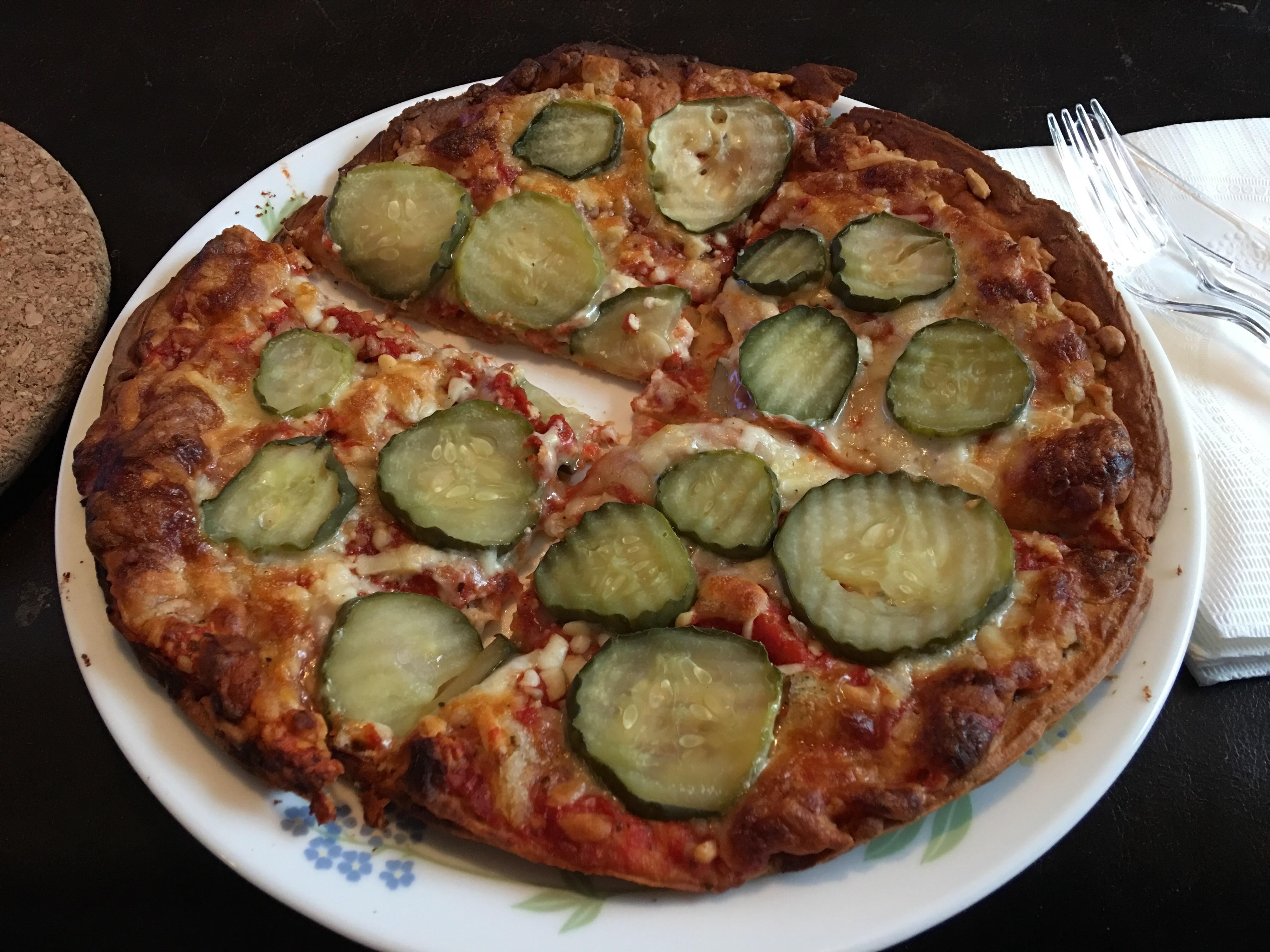 Finally tried the “Pickle Pizza” & it’s just as delish as advertised