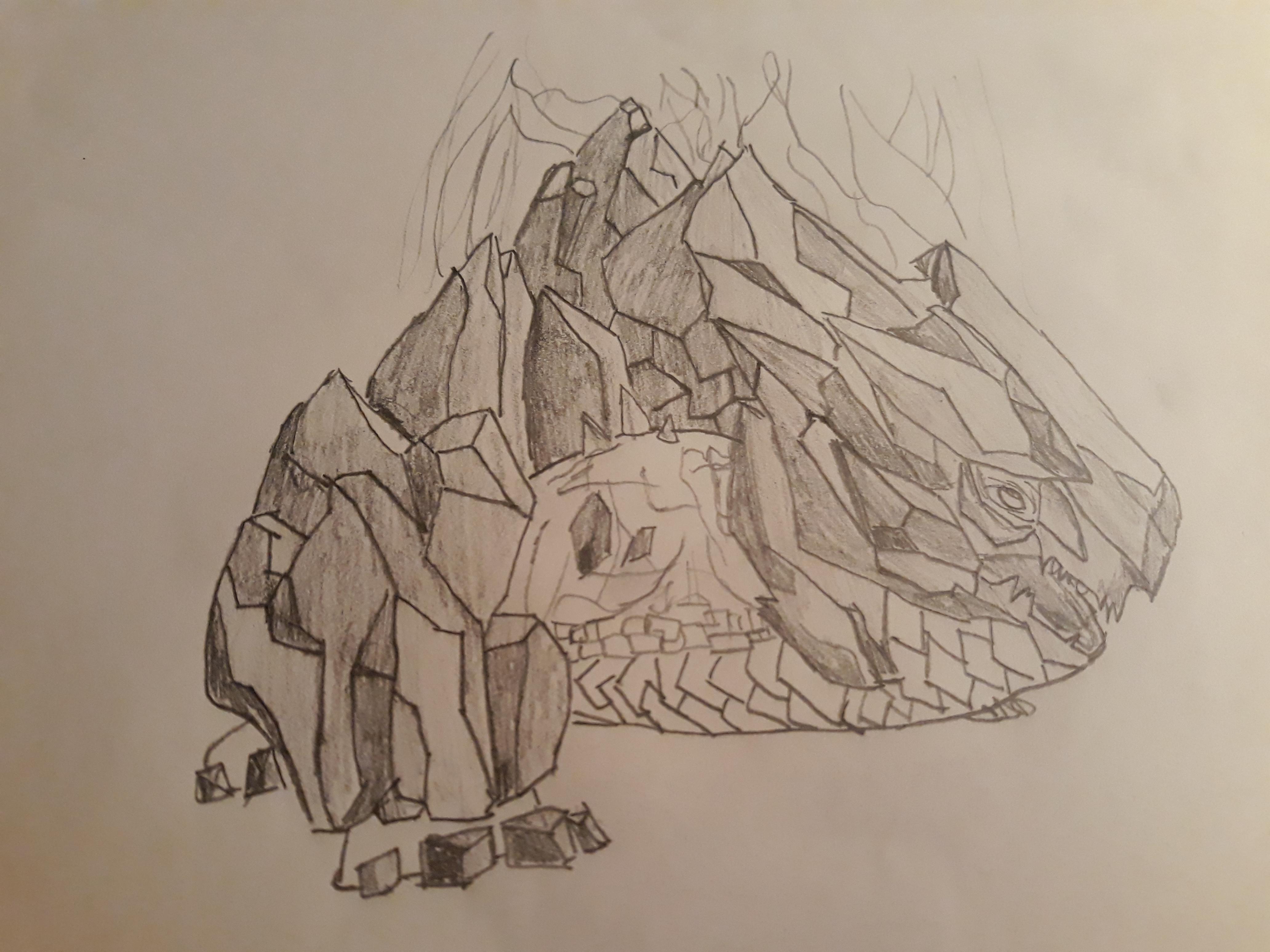 I drew a Rockfall Skarn dauntless