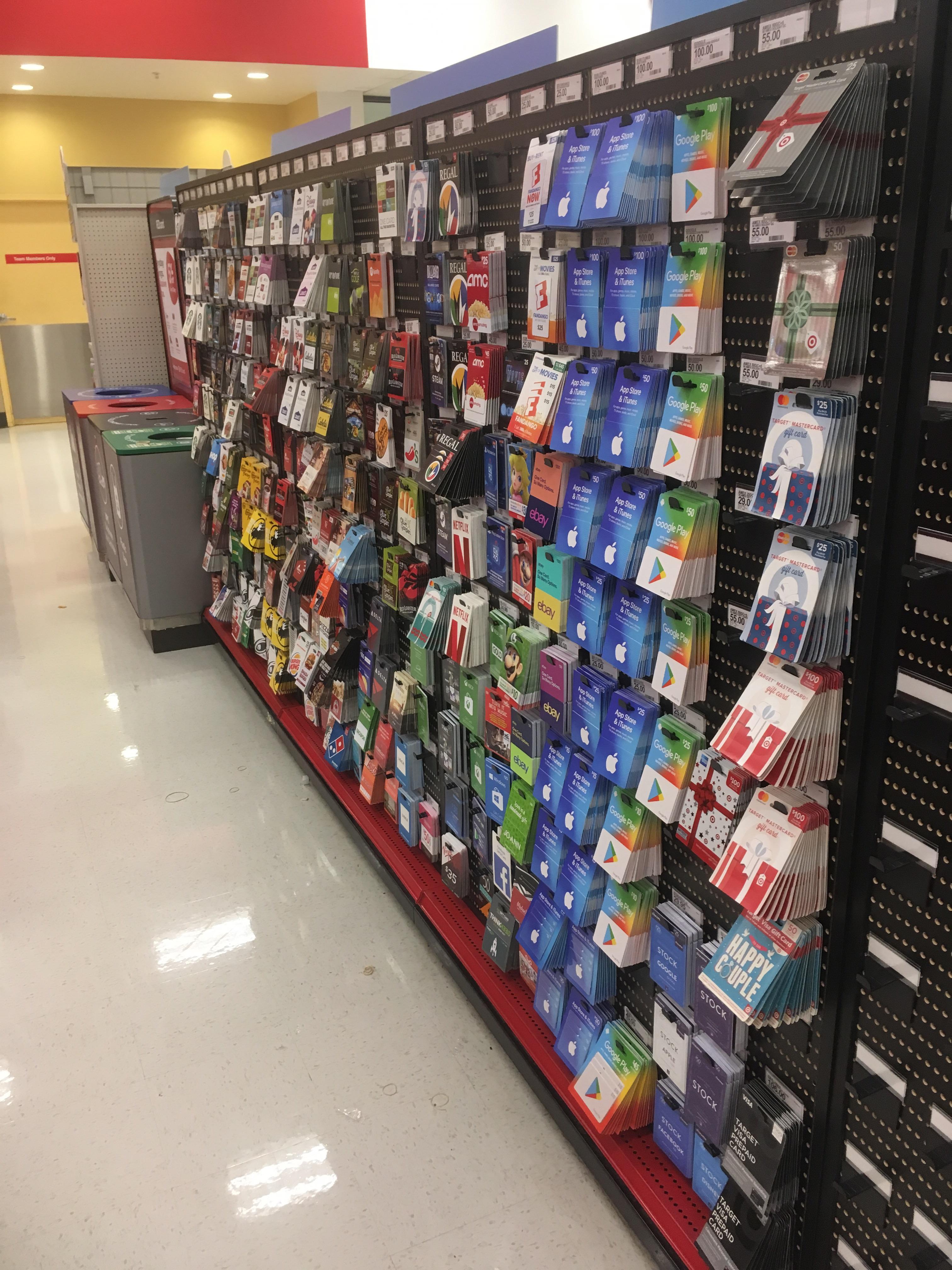 Goodbye trading cards, hello gift cards. r/Target