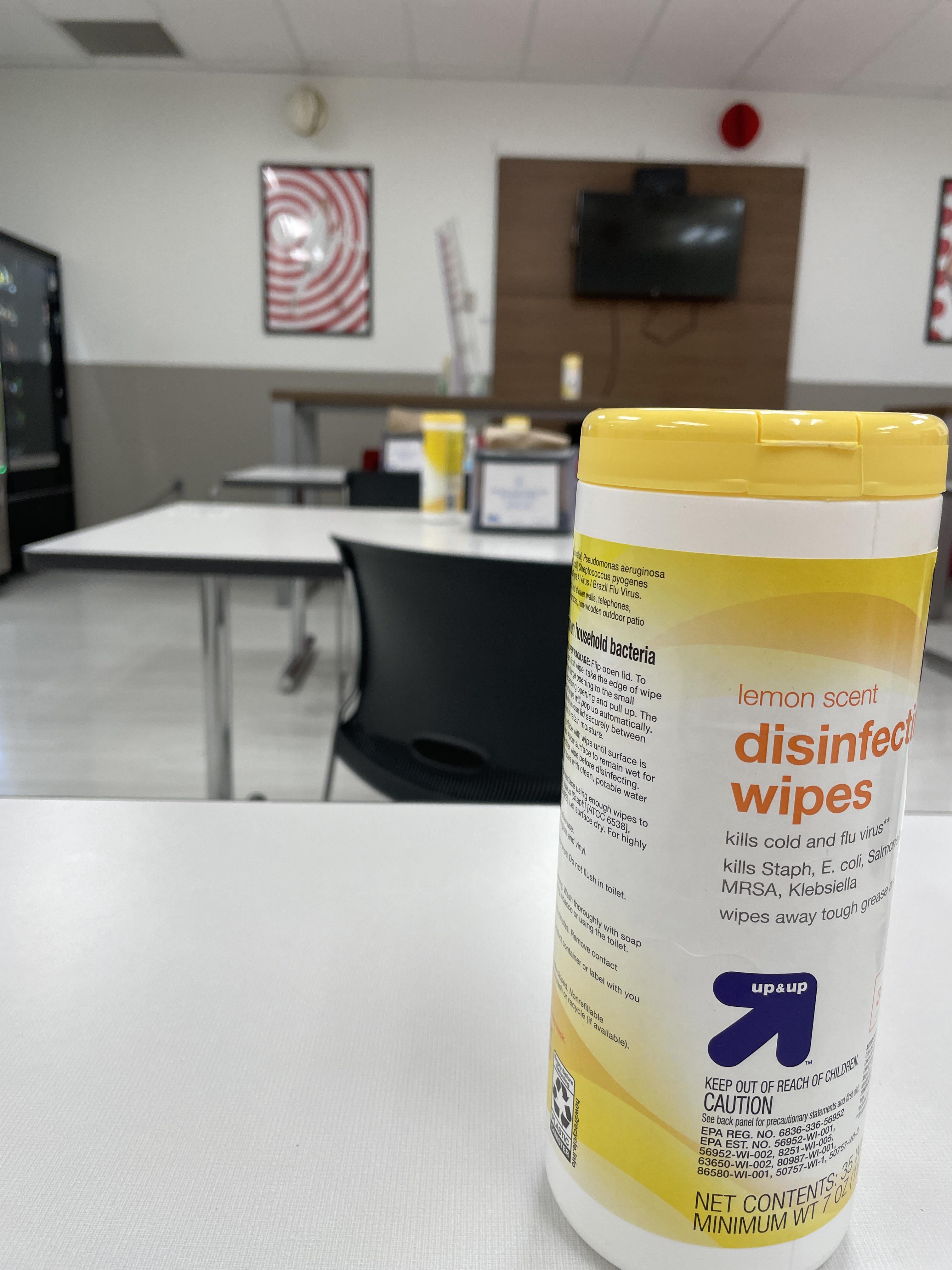 We got disinfectant wipes r/Target