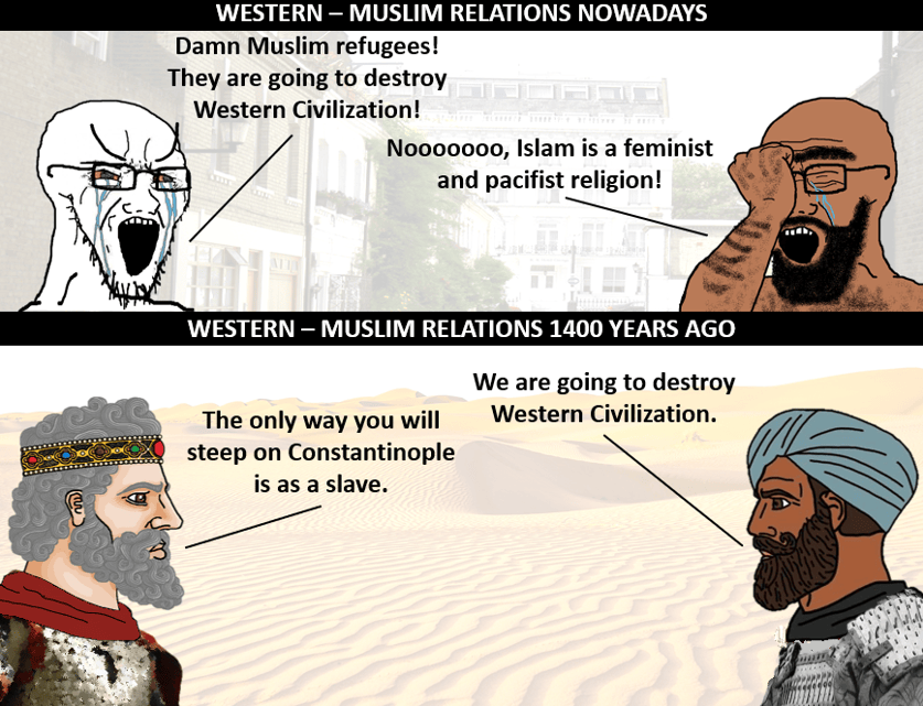 Western Muslim relations [Controversial meme of the week] spqrposting